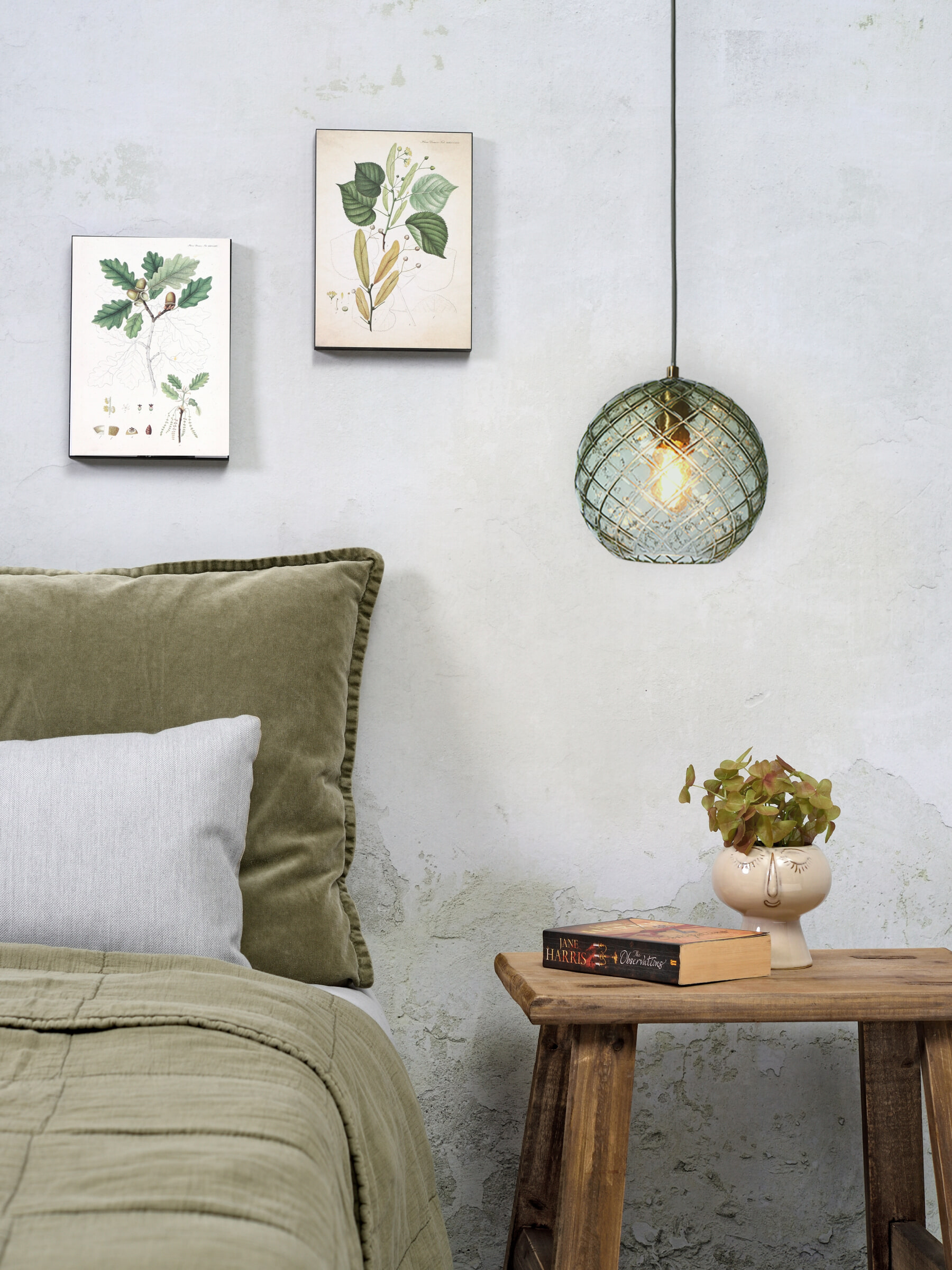 its about RoMi Hanglamp 'Venice' Bol, kleur Groen