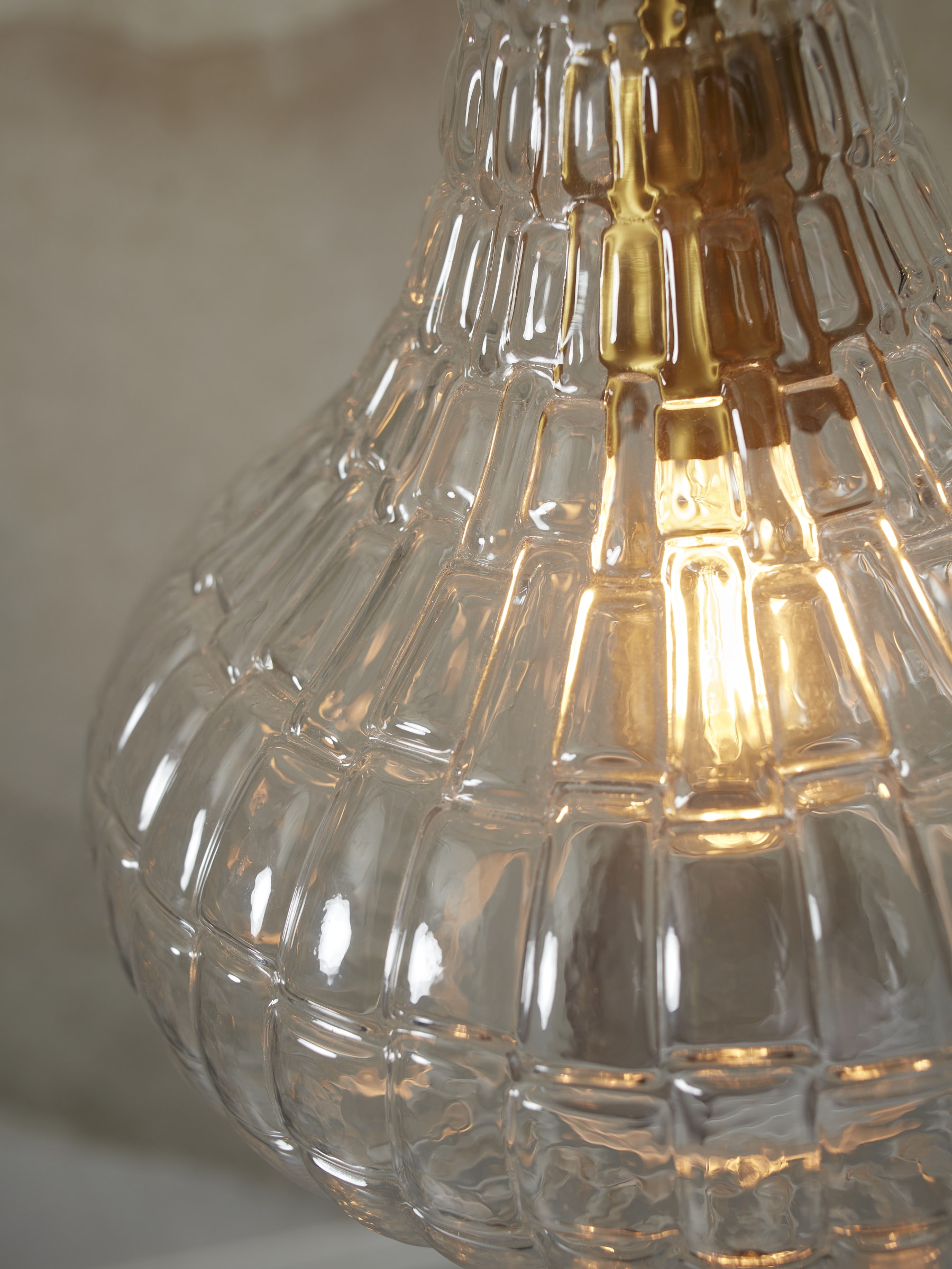 its about RoMi Hanglamp 'Venice' Druppel, kleur Transparant