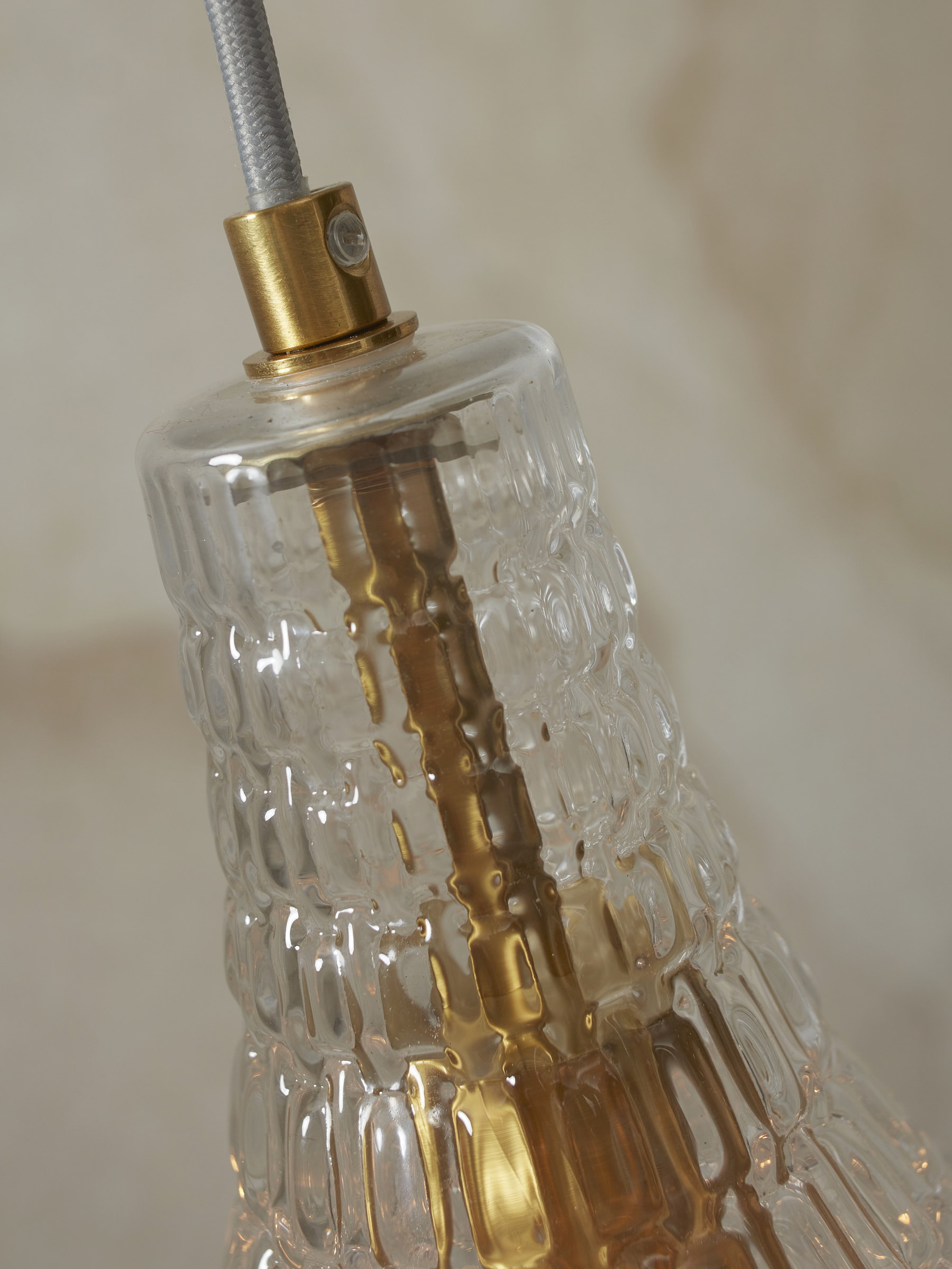 its about RoMi Hanglamp 'Venice' Druppel, kleur Transparant