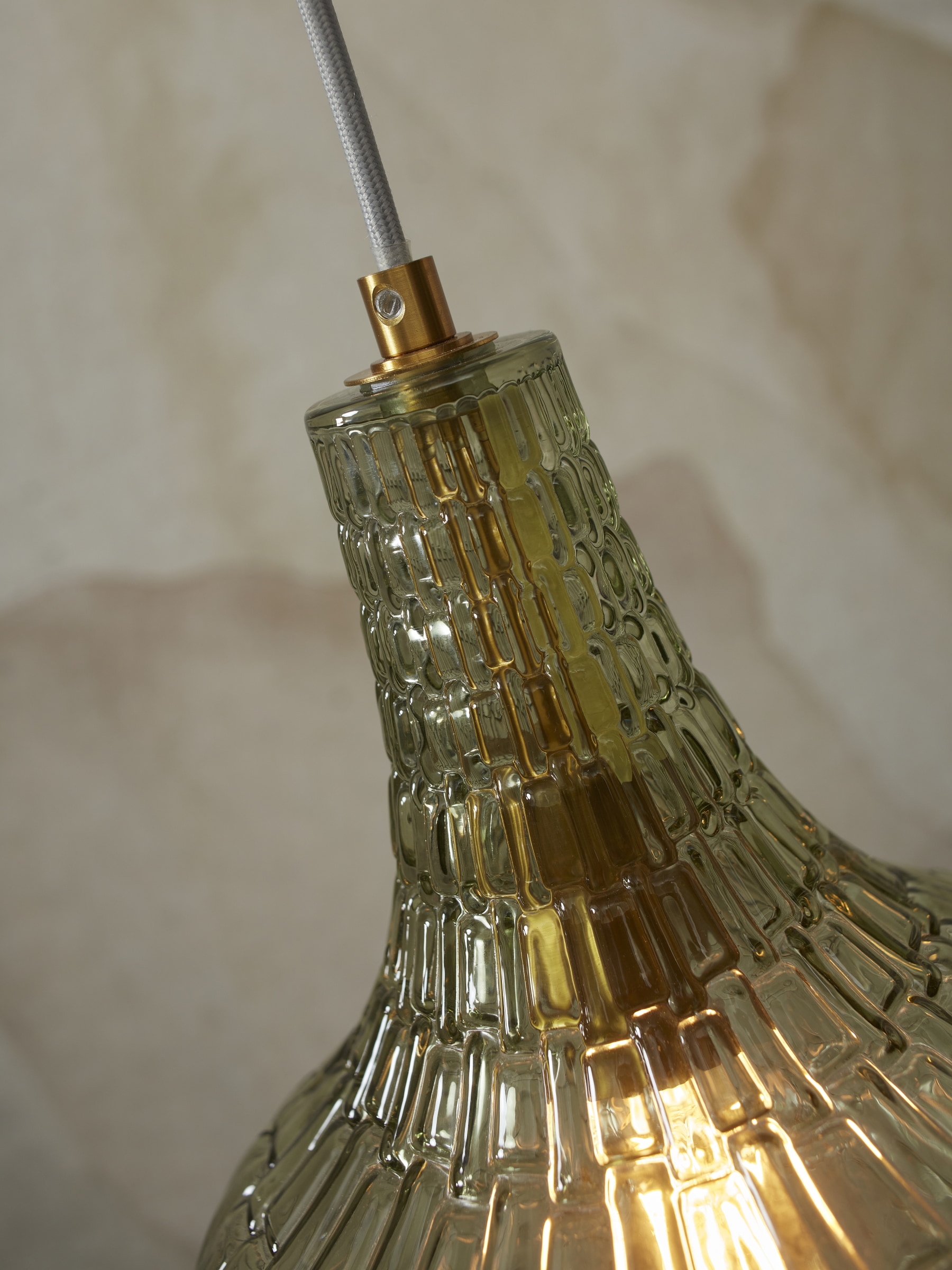 its about RoMi Hanglamp 'Venice' Druppel, kleur Groen