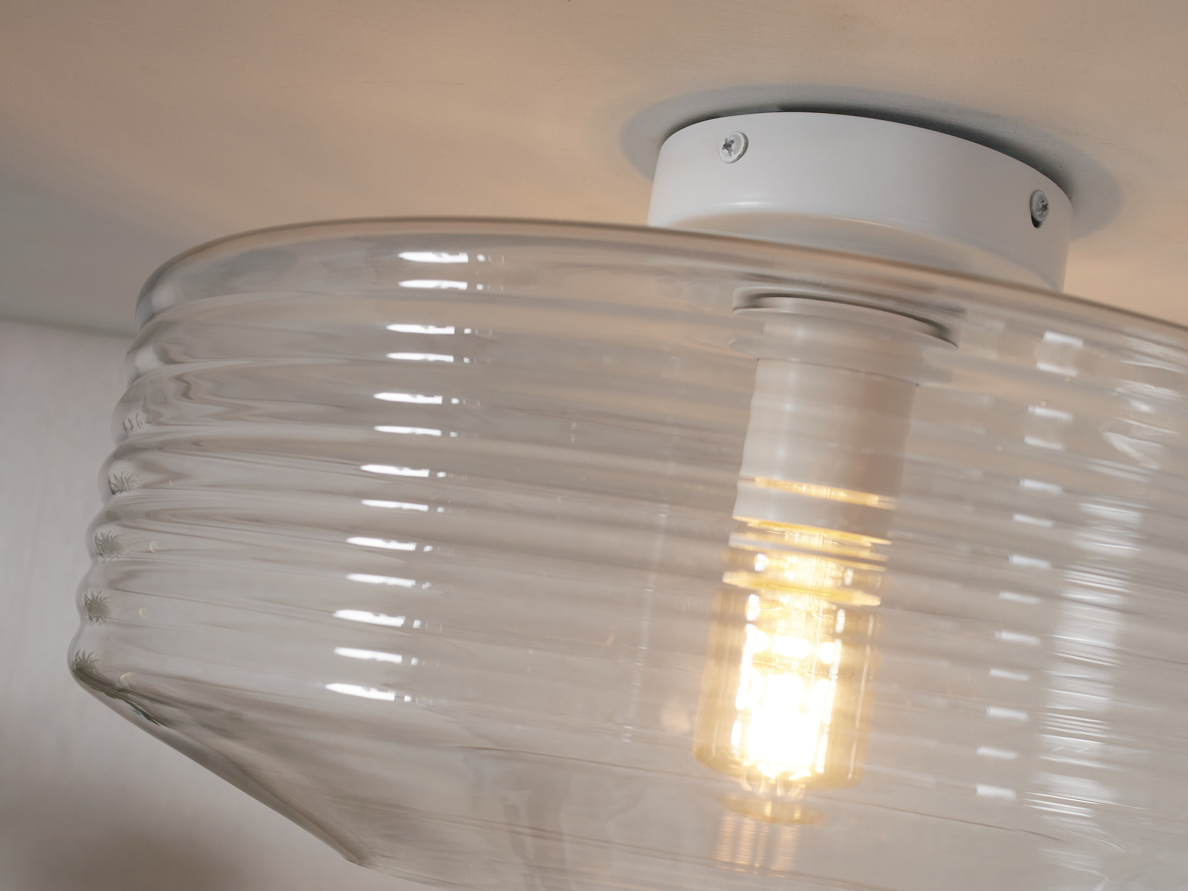 its about RoMi Plafondlamp 'Verona' 35cm, kleur Transparant