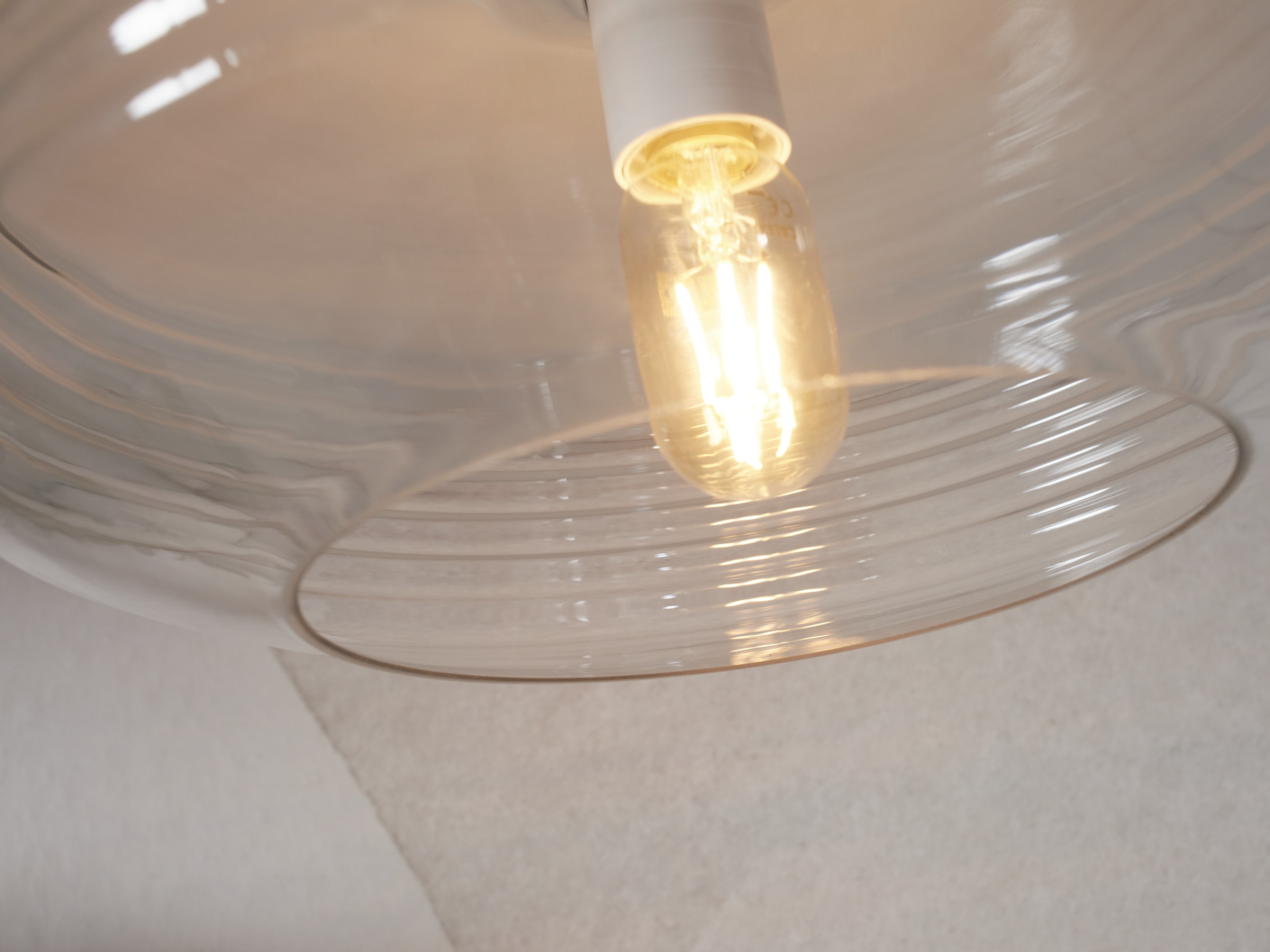 its about RoMi Plafondlamp 'Verona' 35cm, kleur Transparant