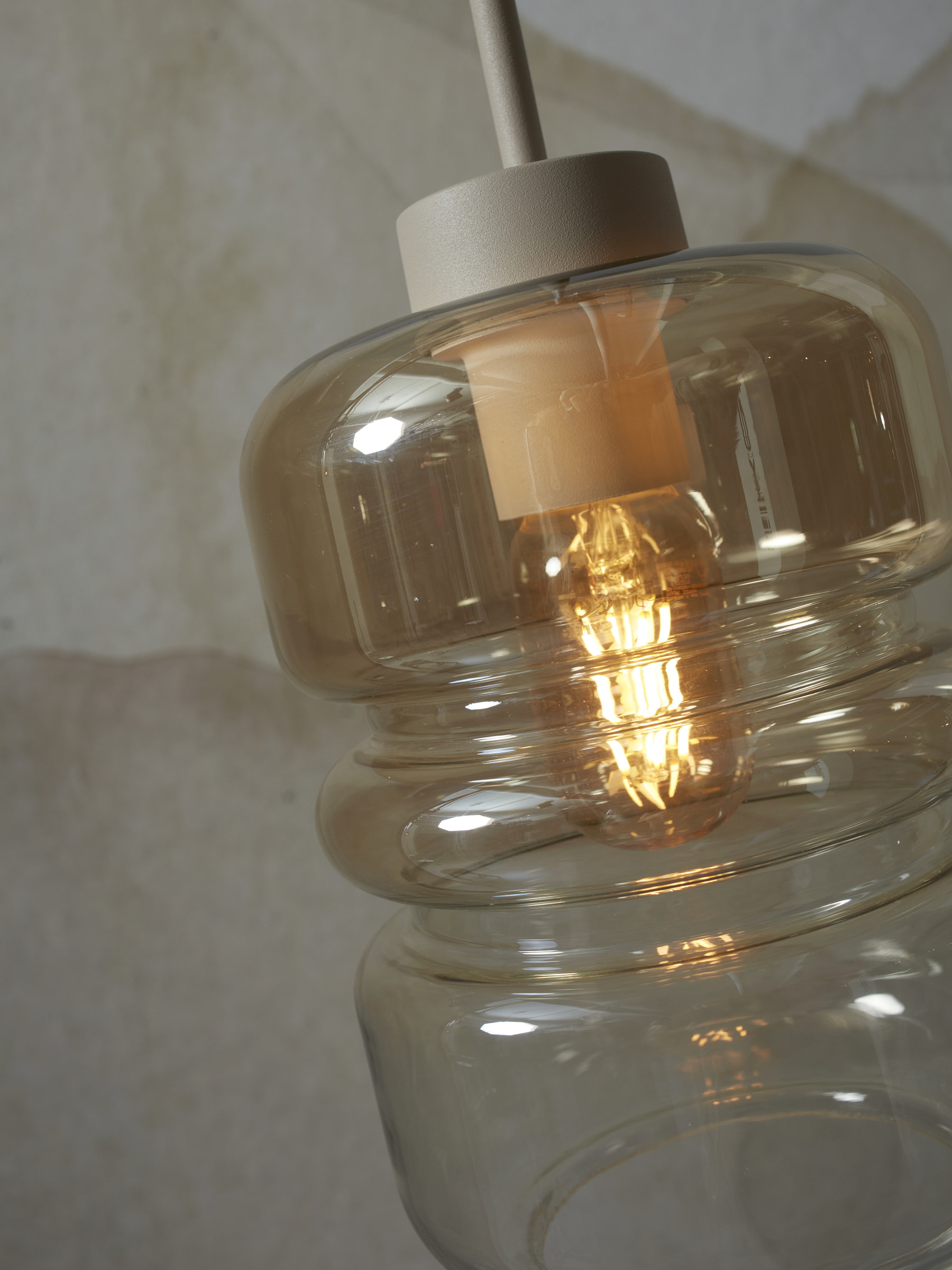 its about RoMi Hanglamp 'Verona' 15cm, kleur Amber