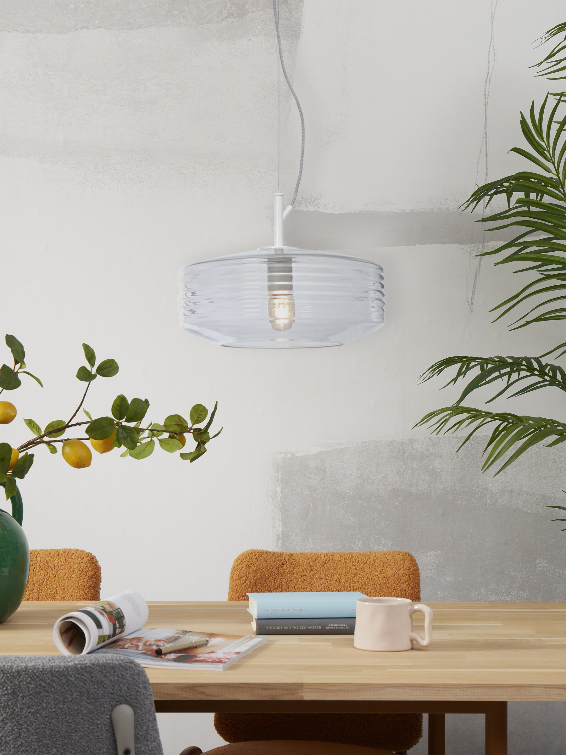 its about RoMi Hanglamp 'Verona' 35cm, kleur Transparant