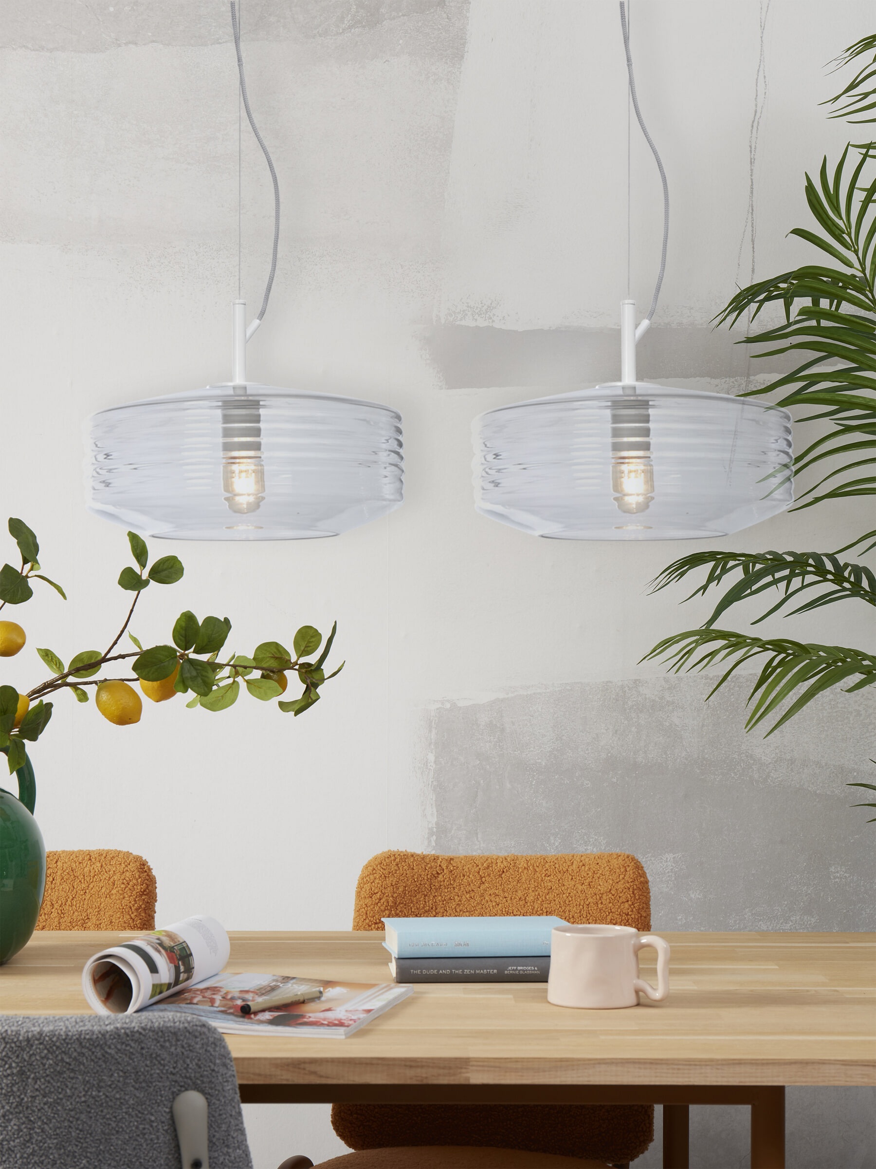 its about RoMi Hanglamp 'Verona' 35cm, kleur Transparant