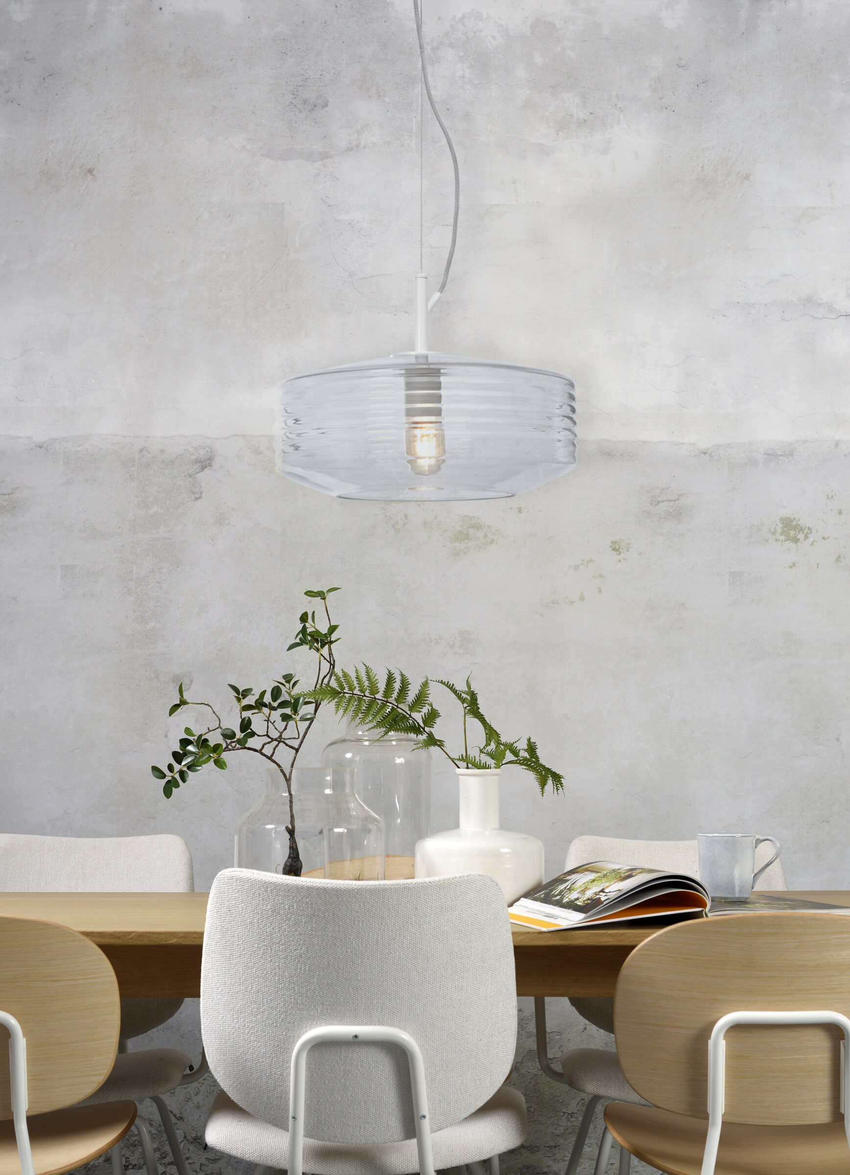 its about RoMi Hanglamp 'Verona' 35cm, kleur Transparant