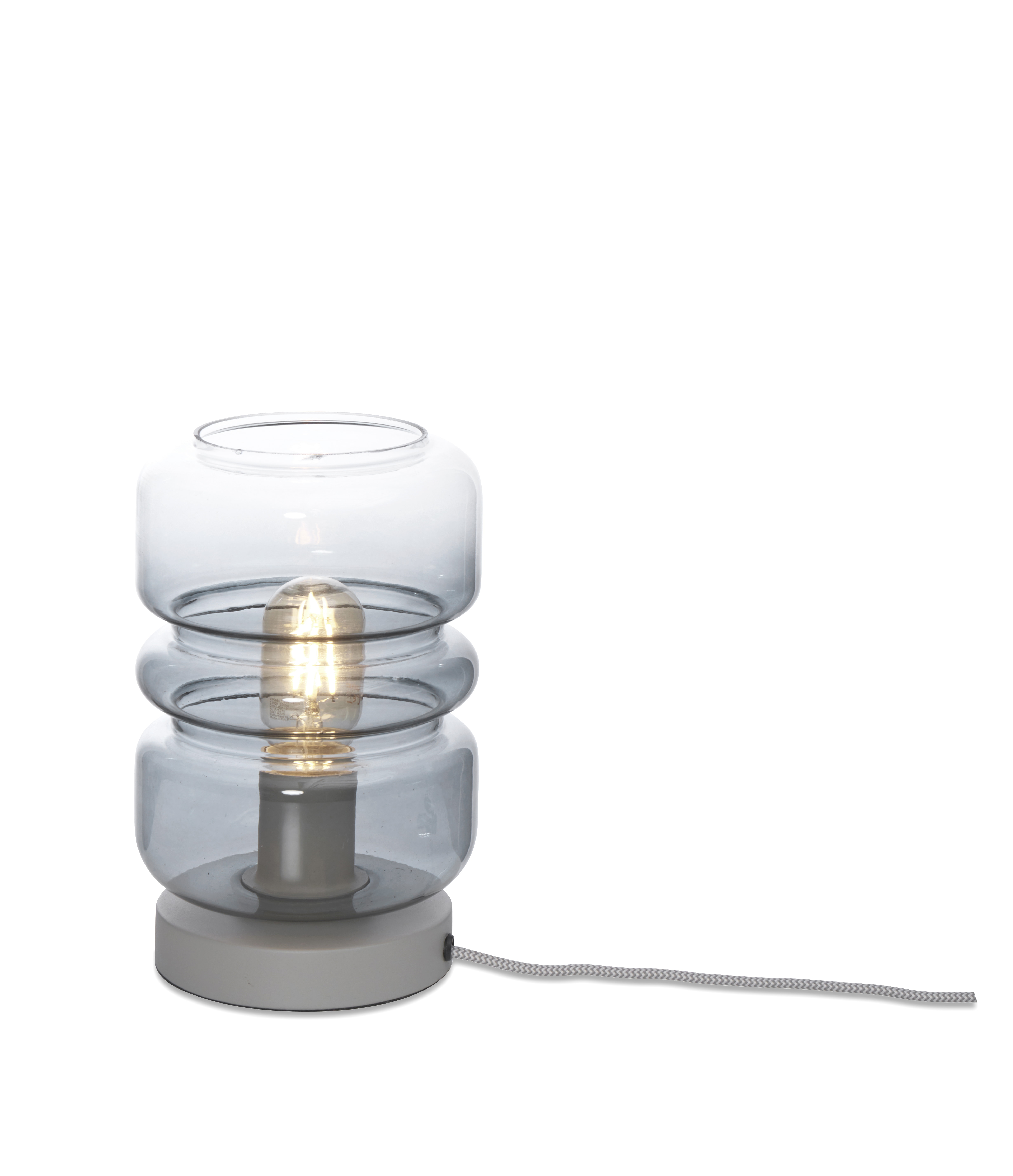 its about RoMi Tafellamp 'Verona' 23cm, kleur Lichtgrijs