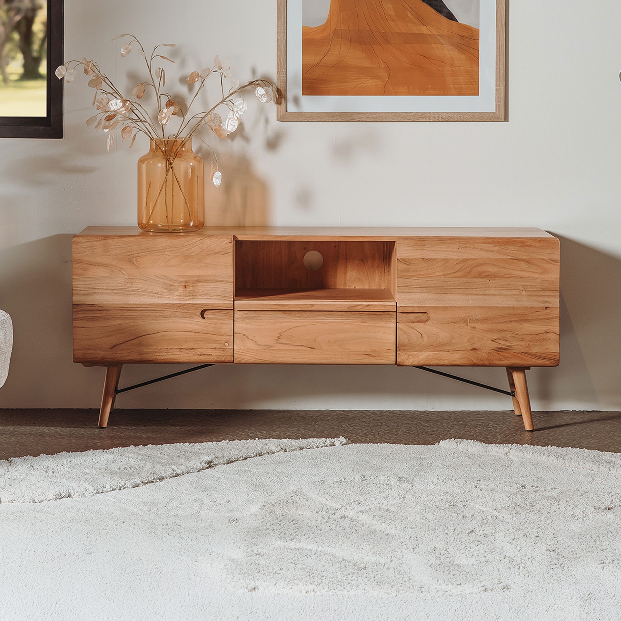 Tower Living TV-meubel 'Aura' Acaciahout