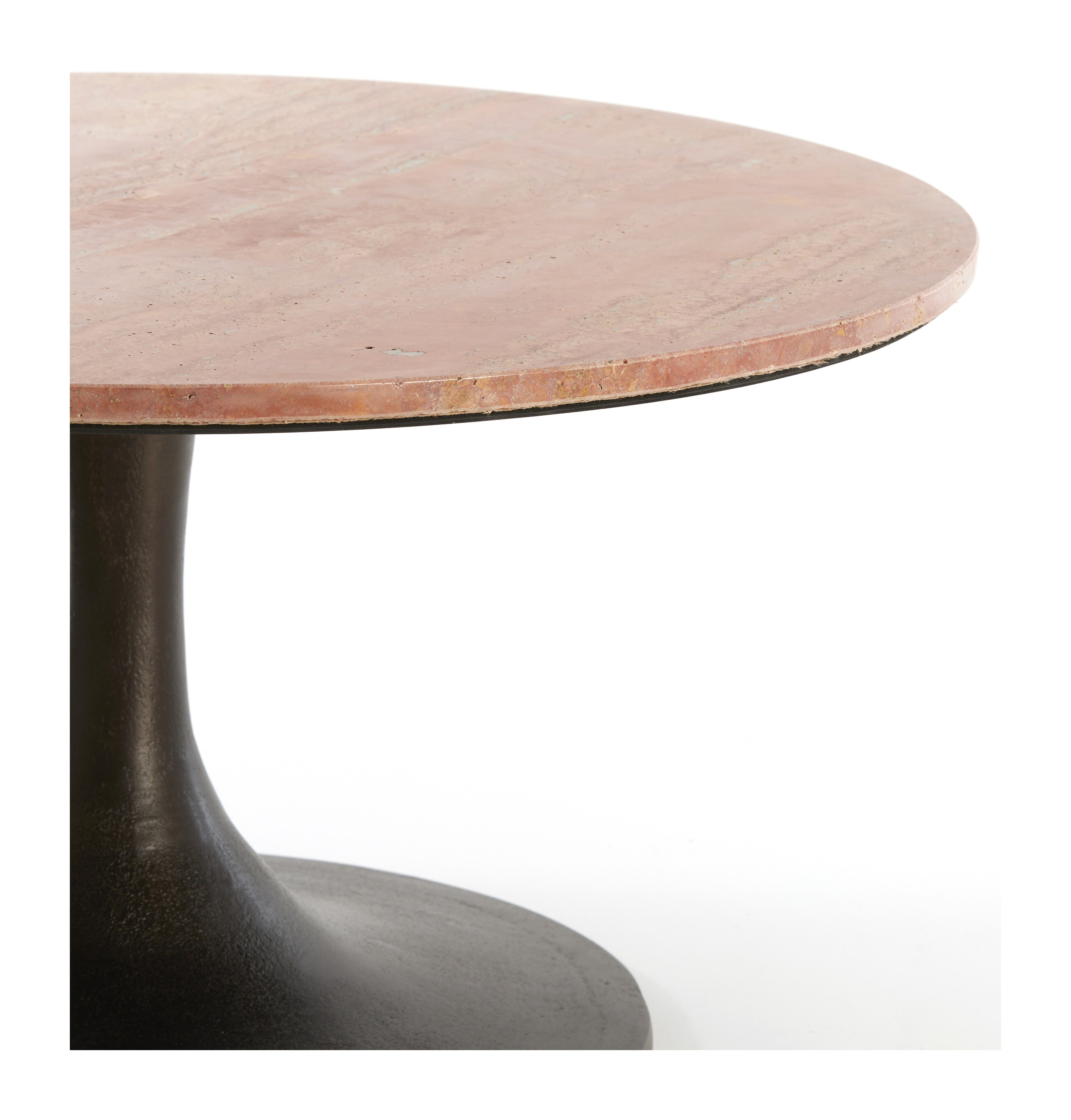 Light & Living Ronde Salontafel 'Dolin' Travertin, 75cm