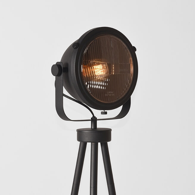 LABEL51 Vloerlamp 'Tuk-Tuk', Metaal, kleur Zwart