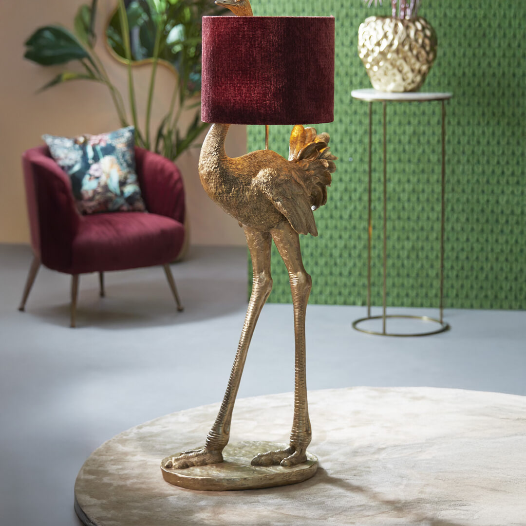 Light & Living Vloerlamp 'Ostrich' 147cm
