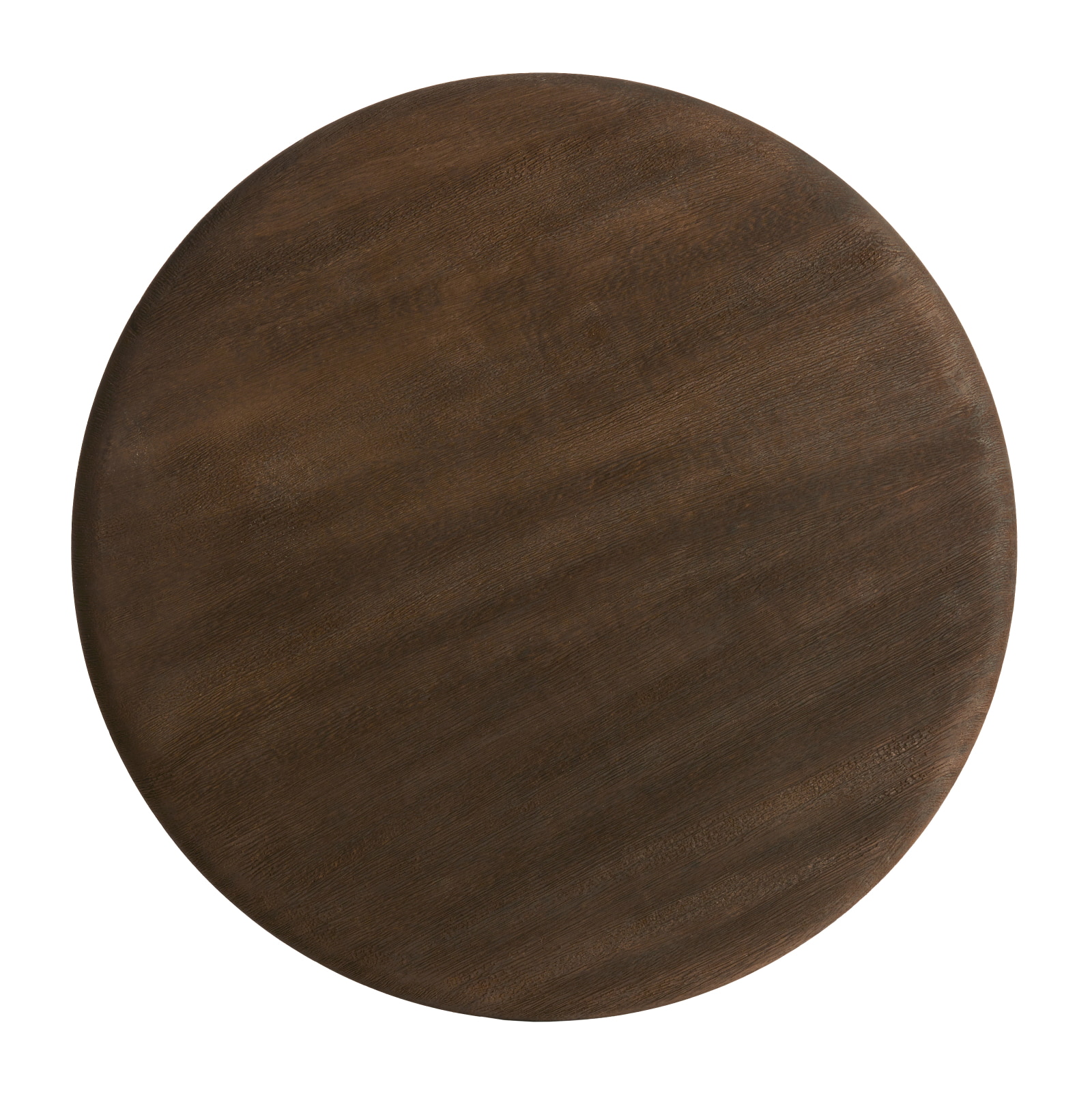 Light & Living Ronde Bijzettafel 'Veglio' Mangohout, kleur Donkerbruin