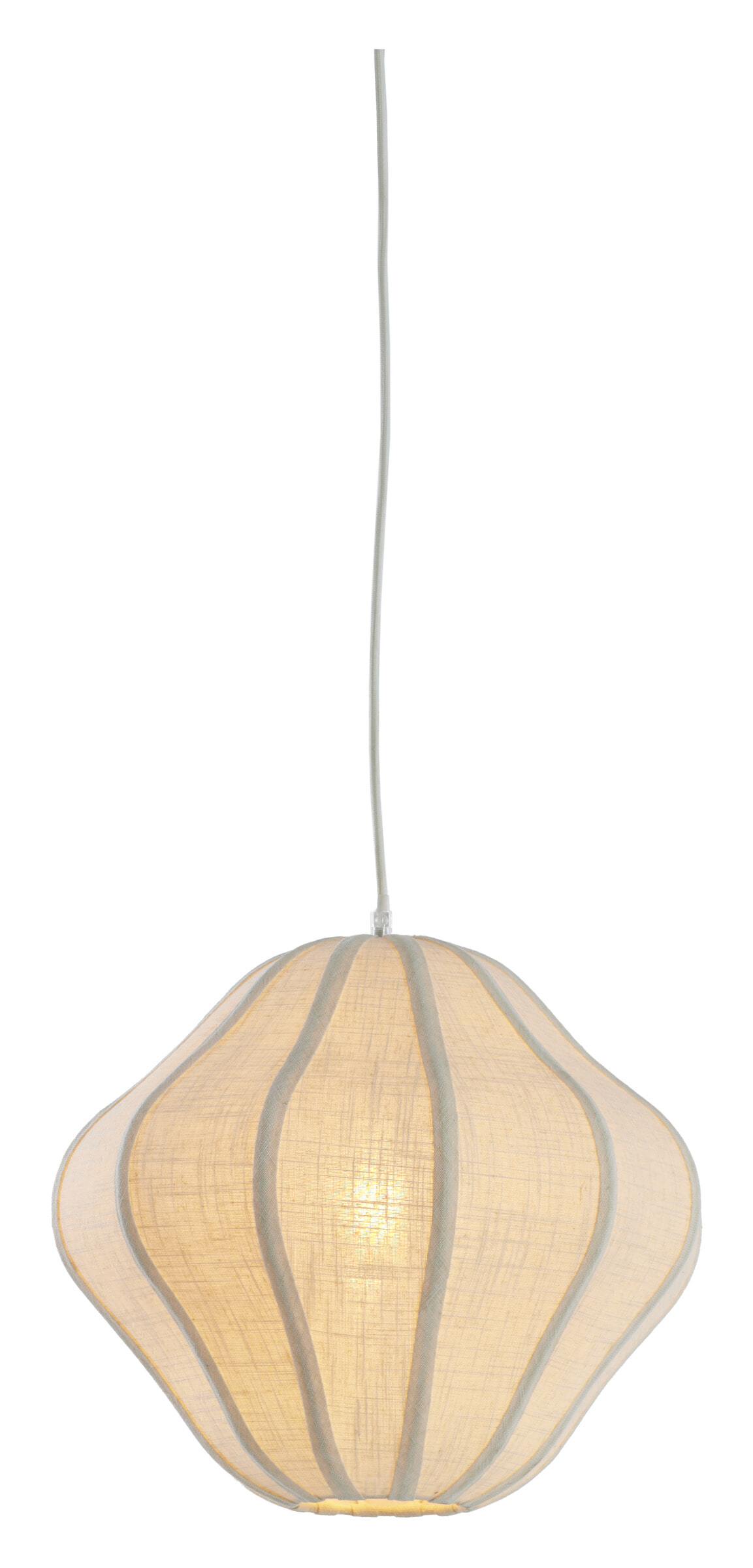 Light & Living Hanglamp 'Sukau' Linnen, 39cm