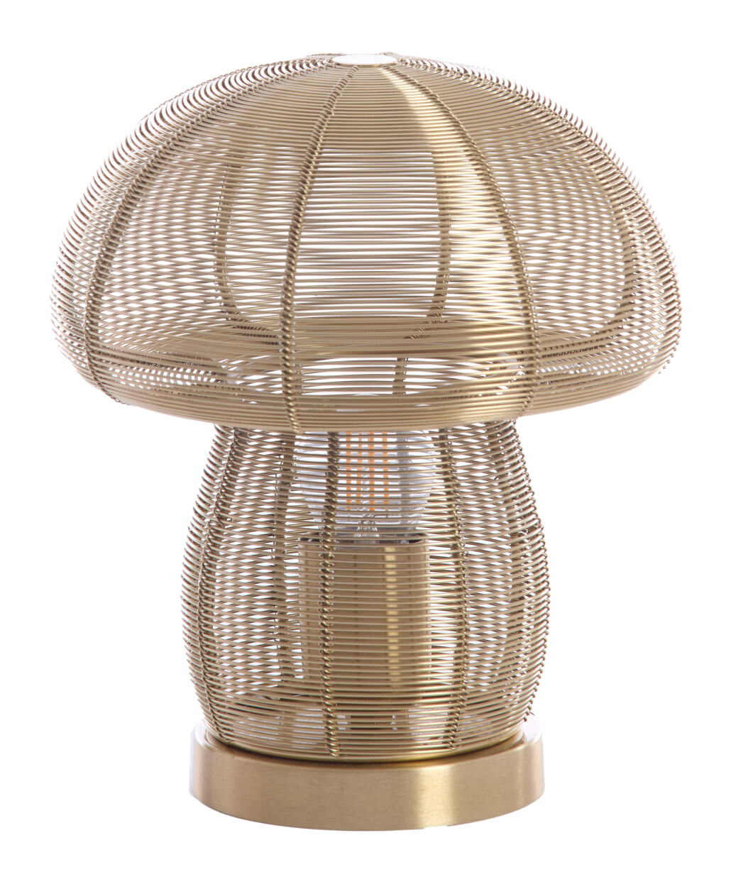 Light & Living Tafellamp Mushroom 24cm - Brons