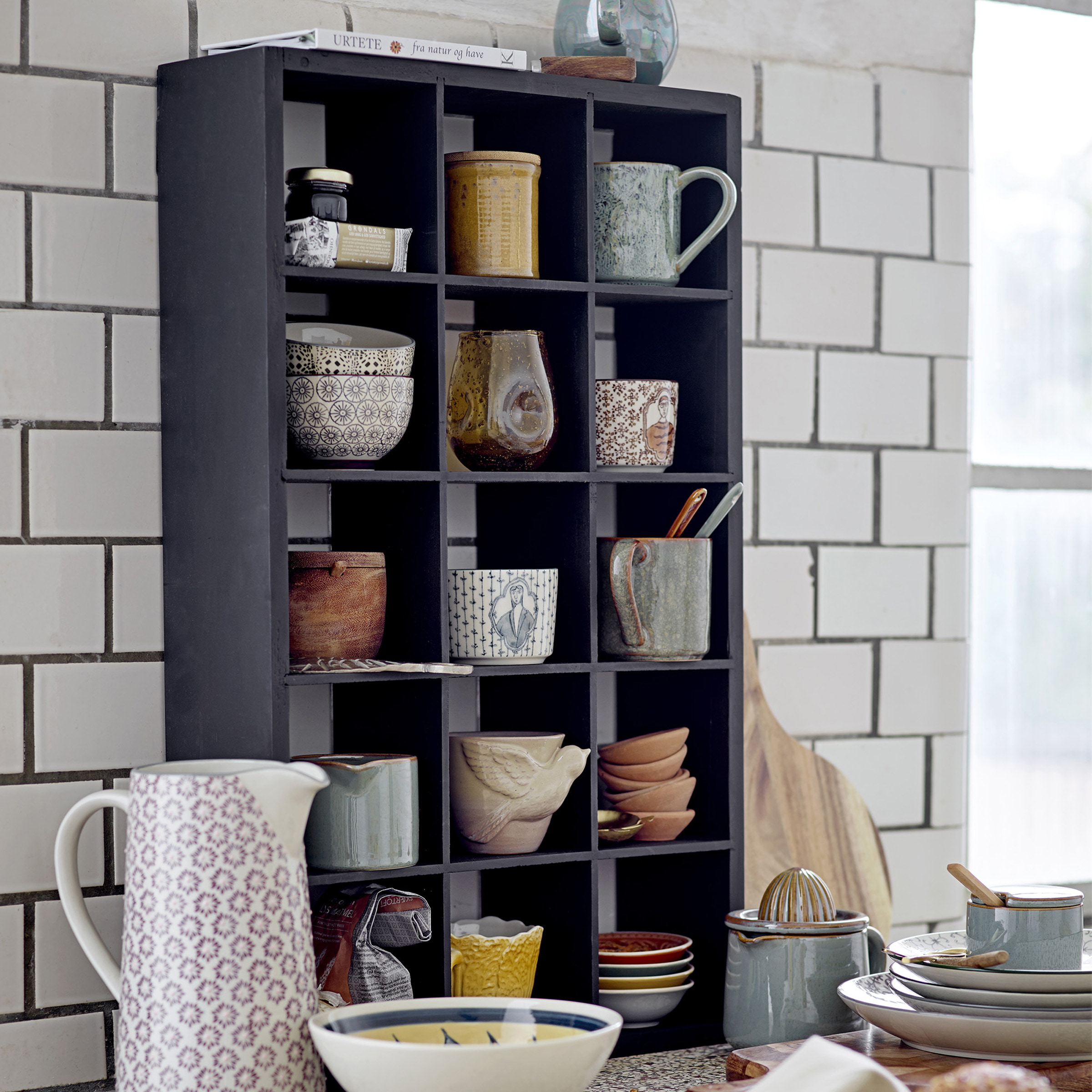 Bloomingville Wandrek Olinn, 66 x 41cm - Zwart