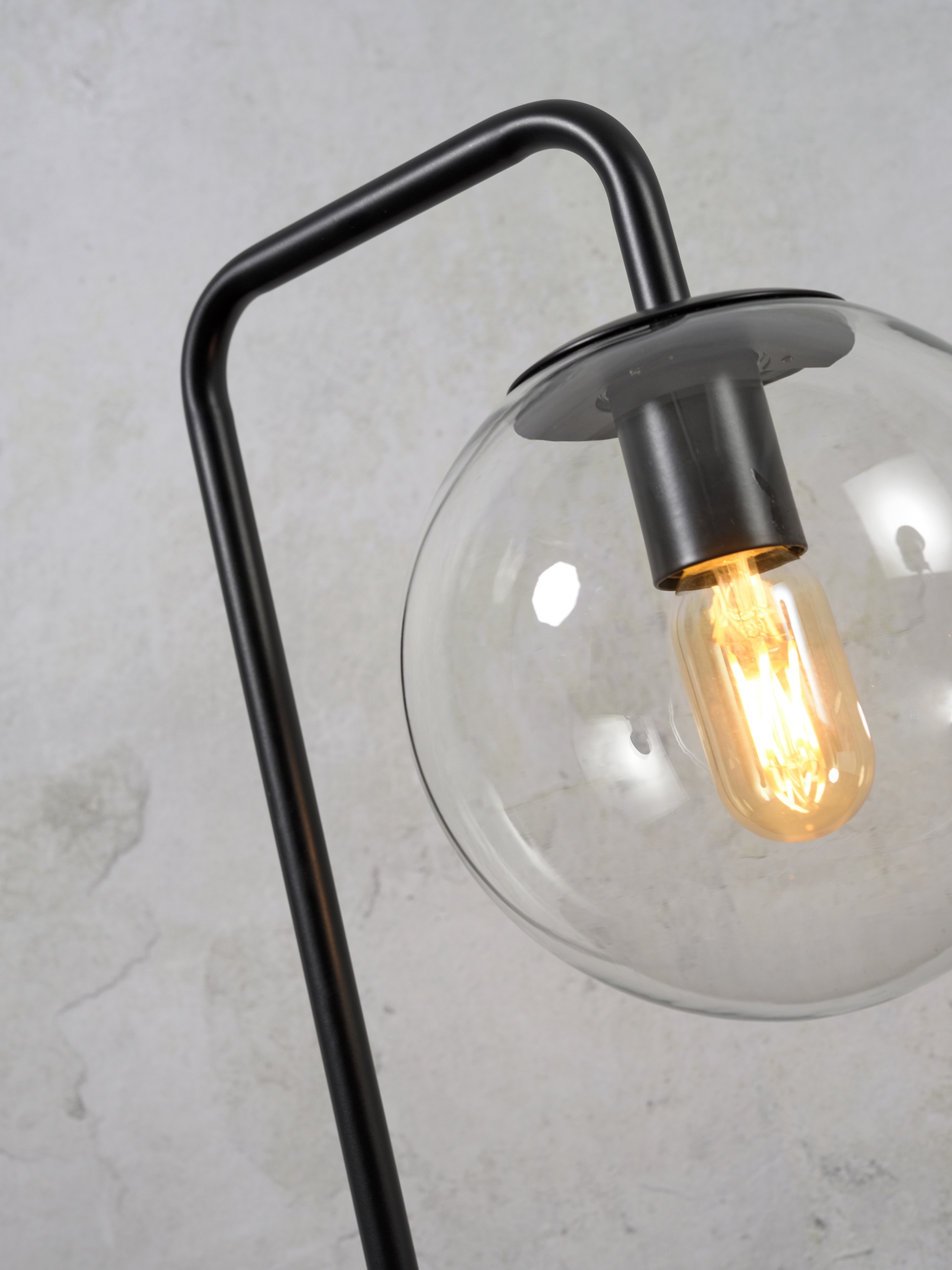 its about RoMi Tafellamp 'Warsaw' 53cm, kleur Zwart