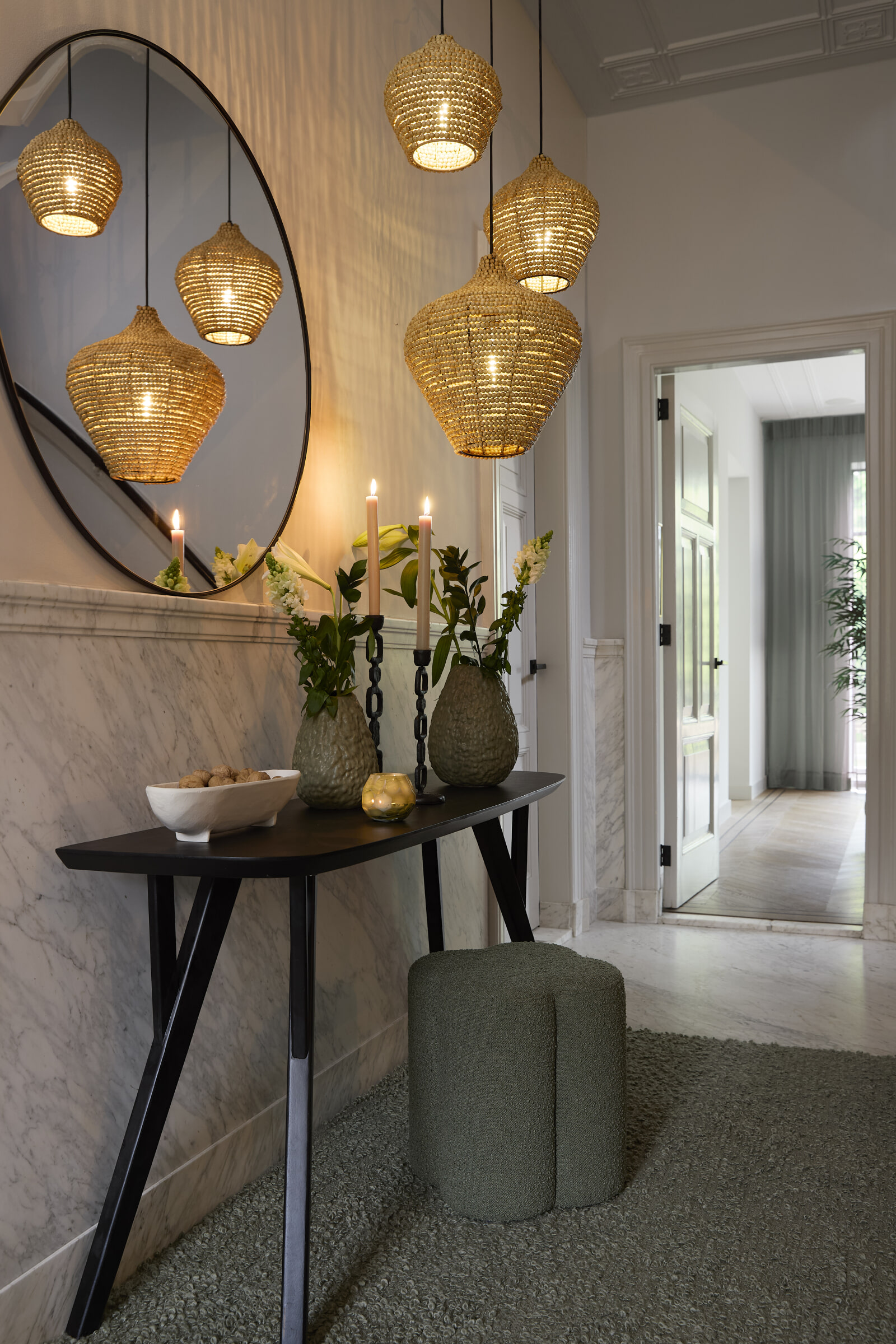 Light & Living Hanglamp 'Kalenga' Kralen, 36cm