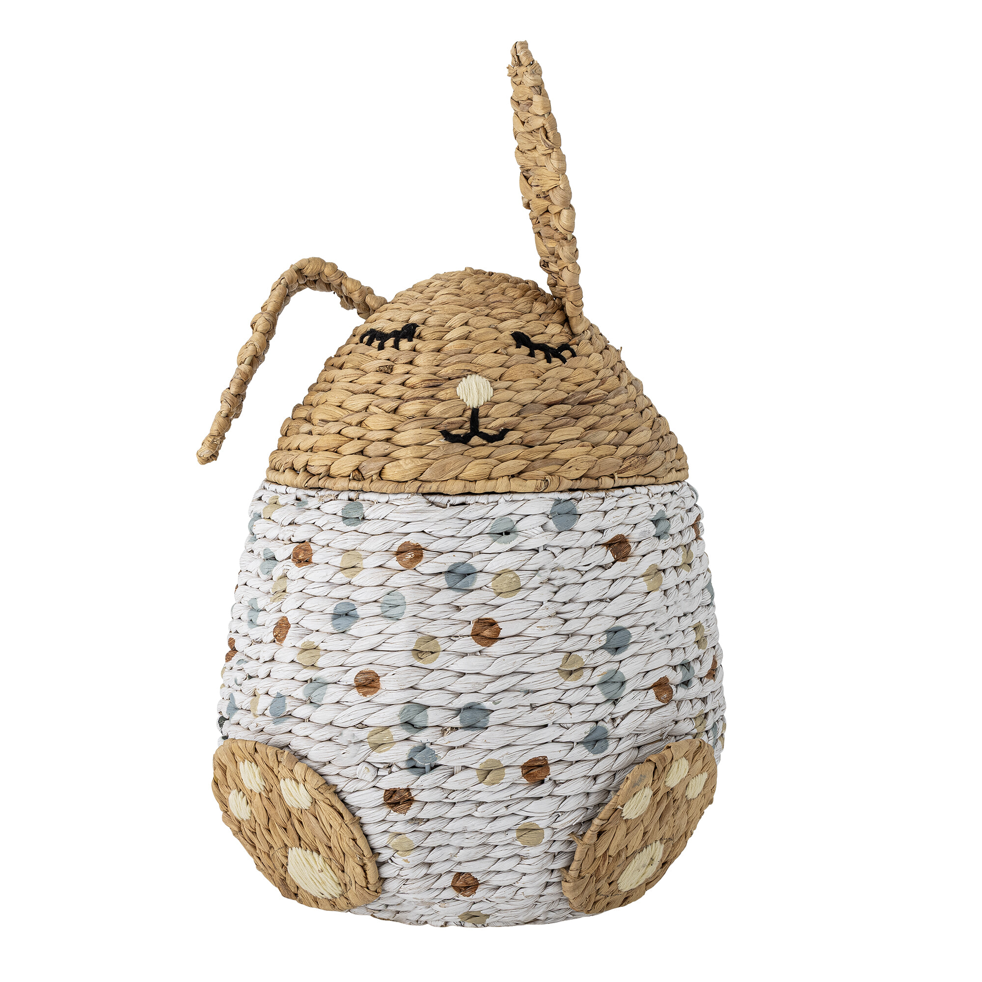 Bloomingville MINI Mand Villja Konijn, 60cm hoog - Meerkleurig