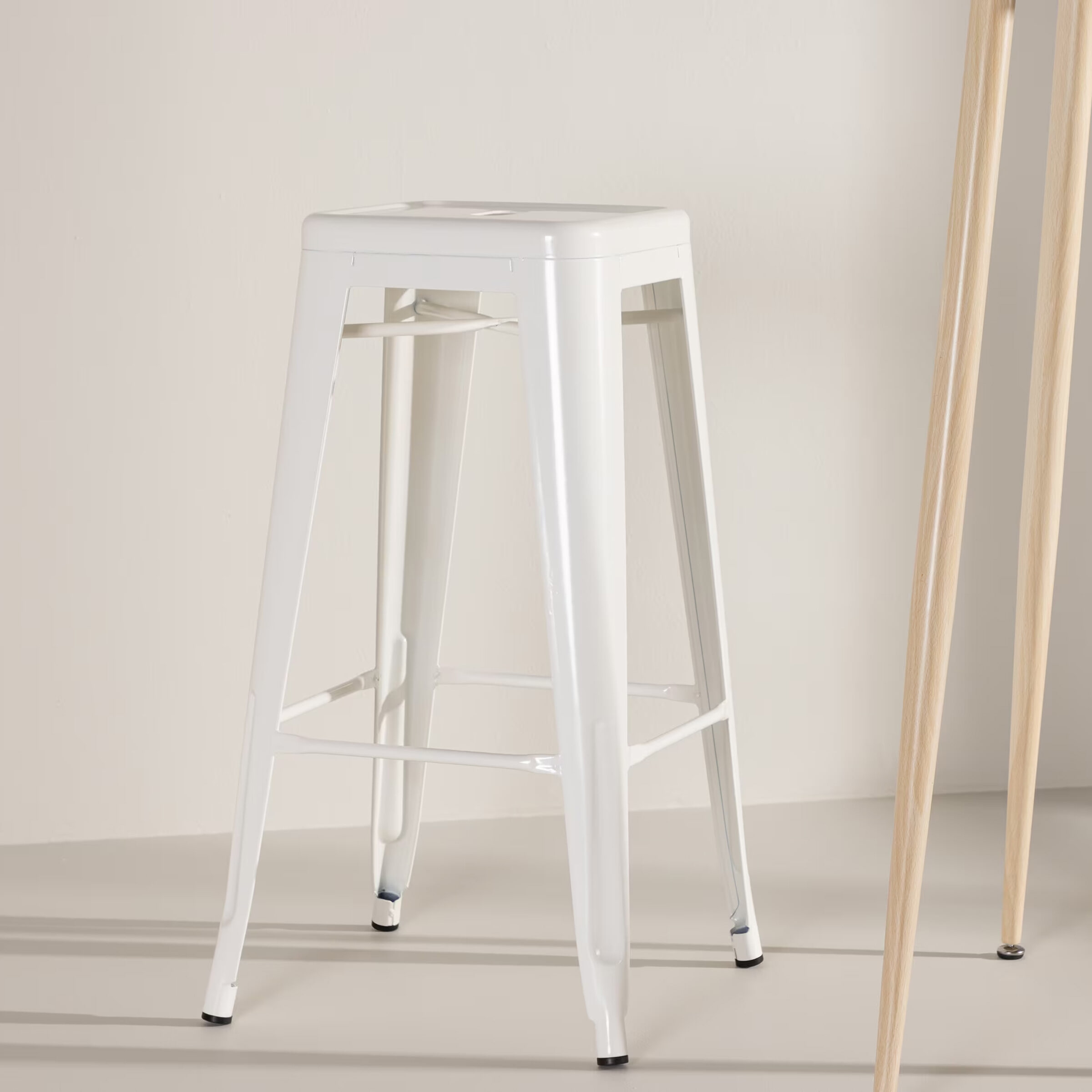 Nohr Barkruk 'Jerae' Staal (zithoogte 76cm)