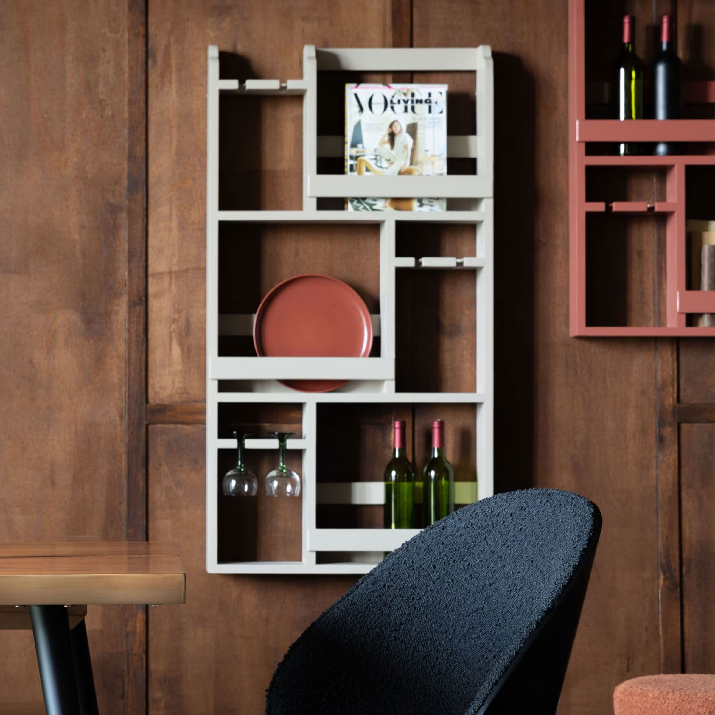 Dutchbone Wijnrek 'Myron' 120 x 80cm