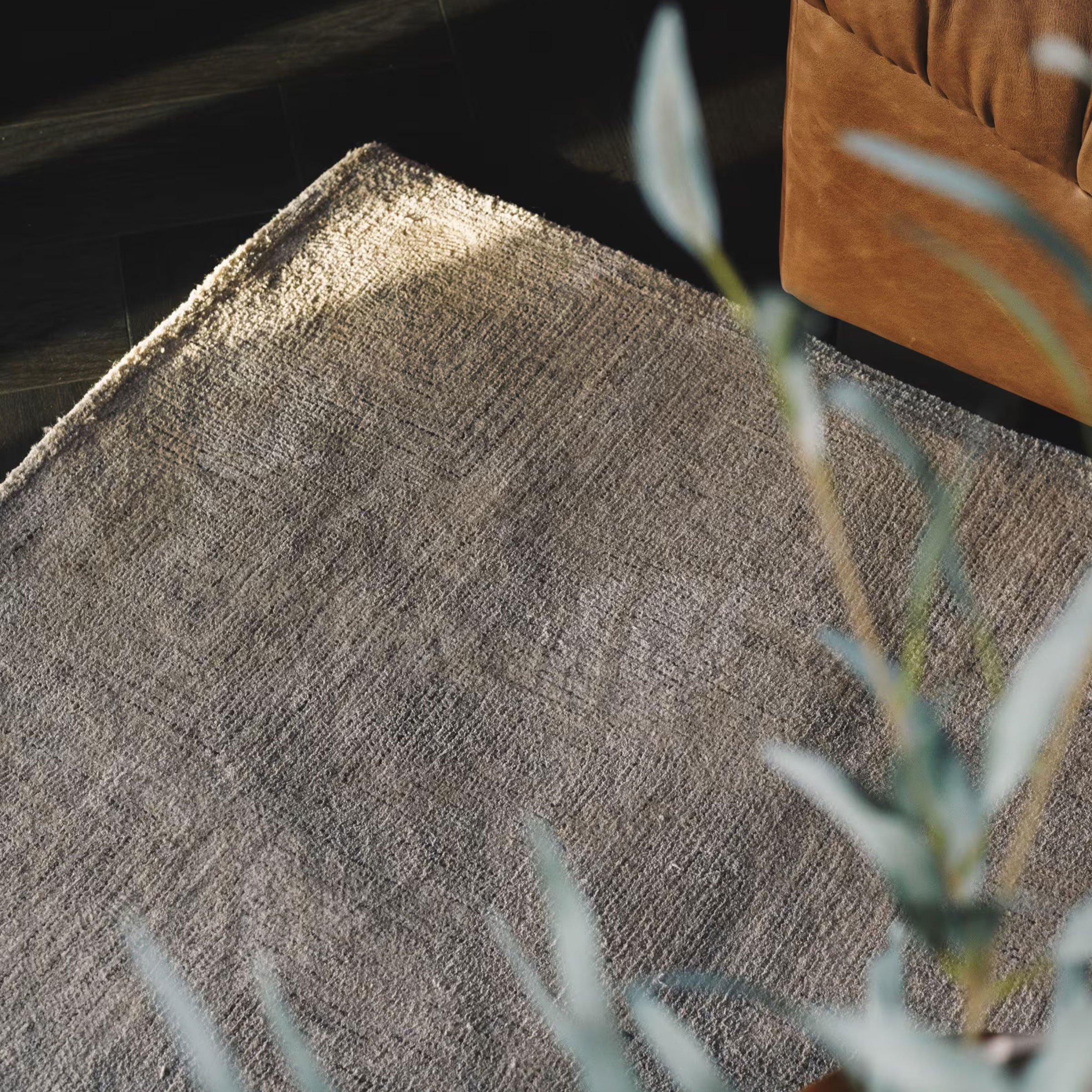 Dutchbone Vloerkleed 'Maryland' kleur Beige