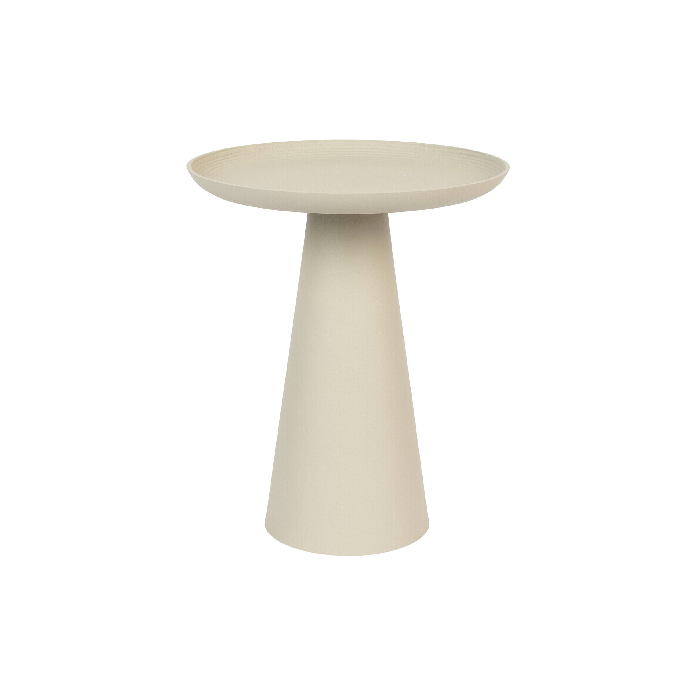 ZILT Ronde Bijzettafel 'Lassi' kleur Ivory, 35cm