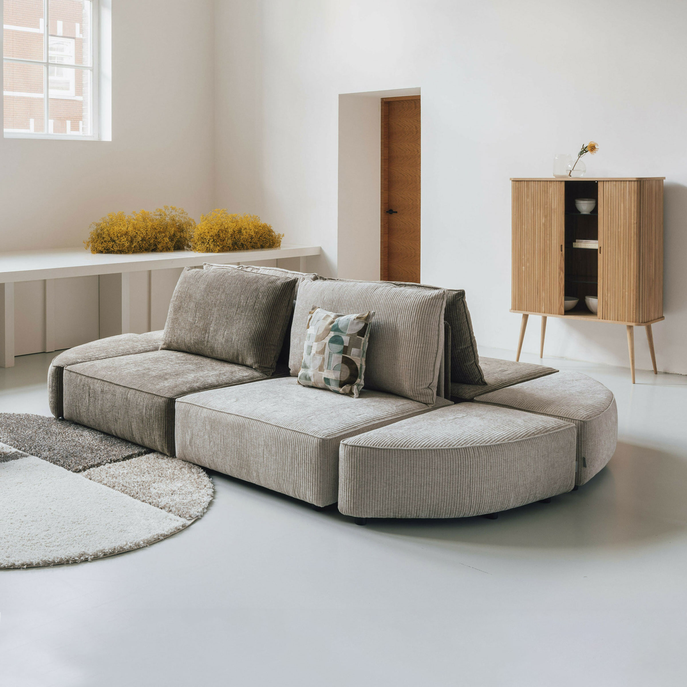 Zuiver 3-zits Bank 'Hunter' 318cm