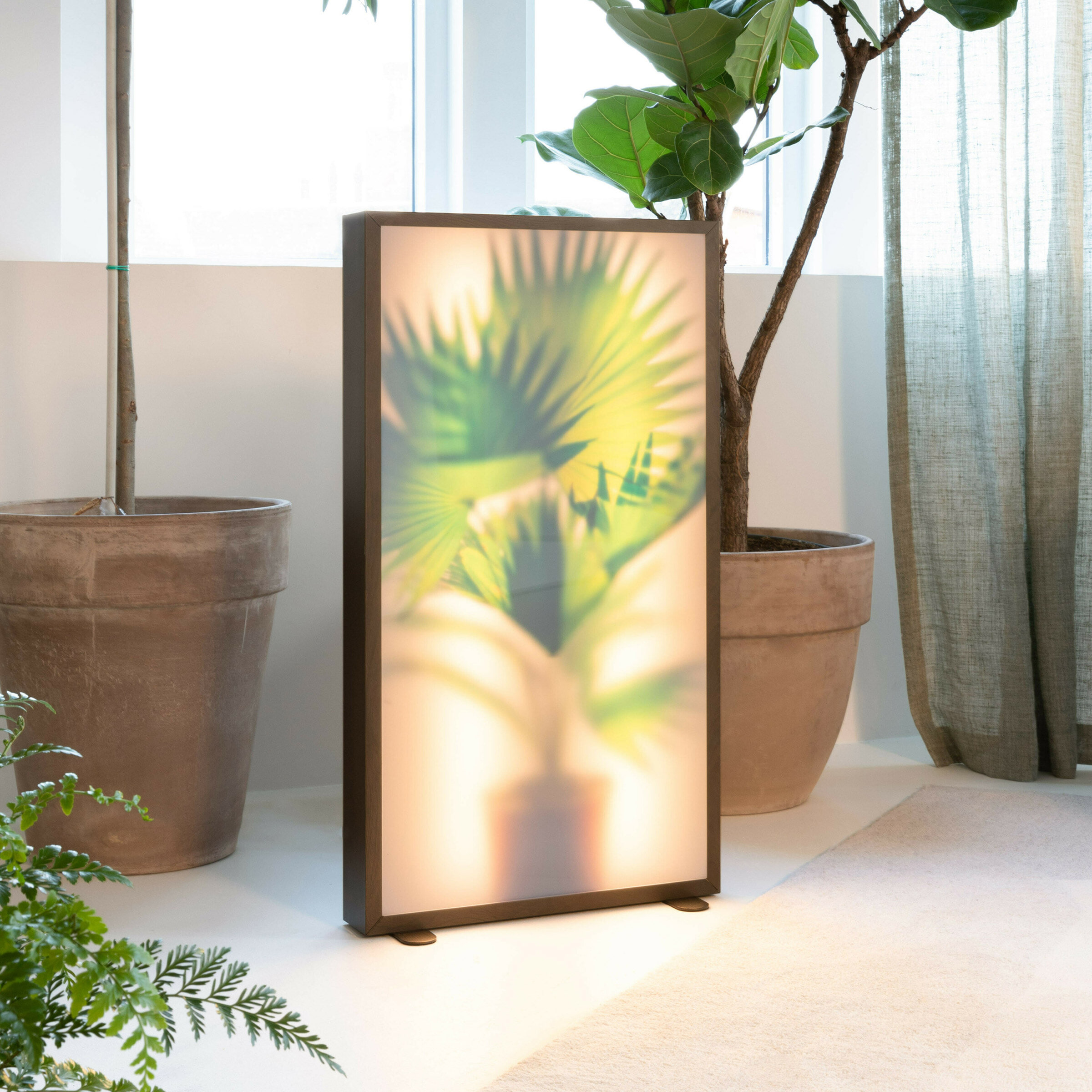 Zuiver Vloerlamp Grow Waaierpalm, 80cm - Zwart