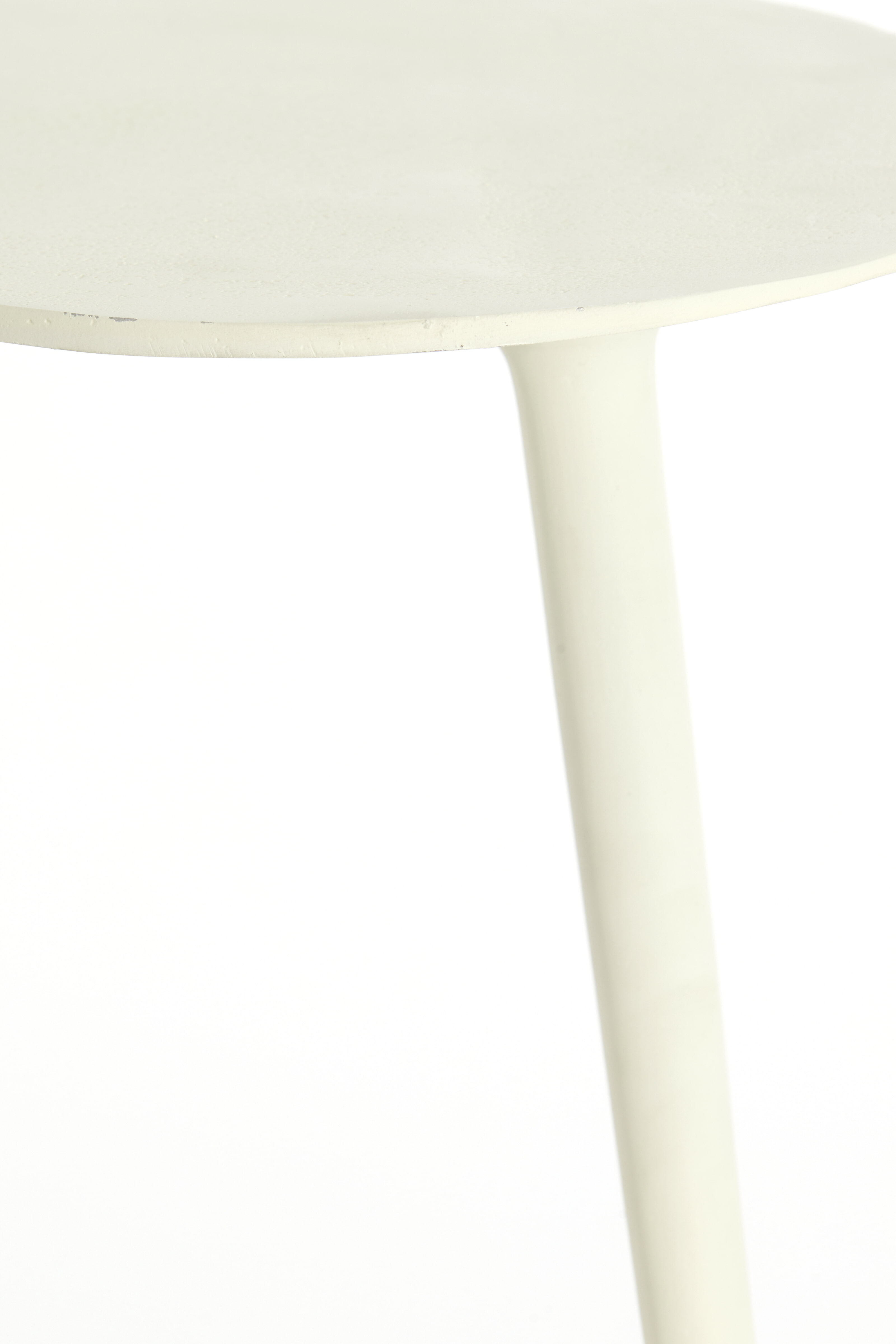 Light & Living Organische Bijzettafel 'Linos' 67 x 49cm, kleur Crème