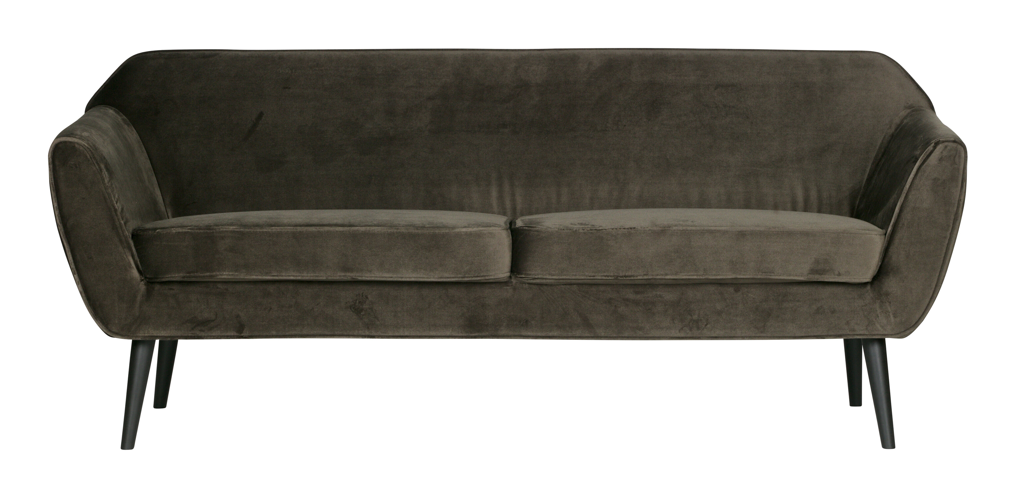 WOOOD 2-zits Bank 'Rocco' Velvet, kleur Groen