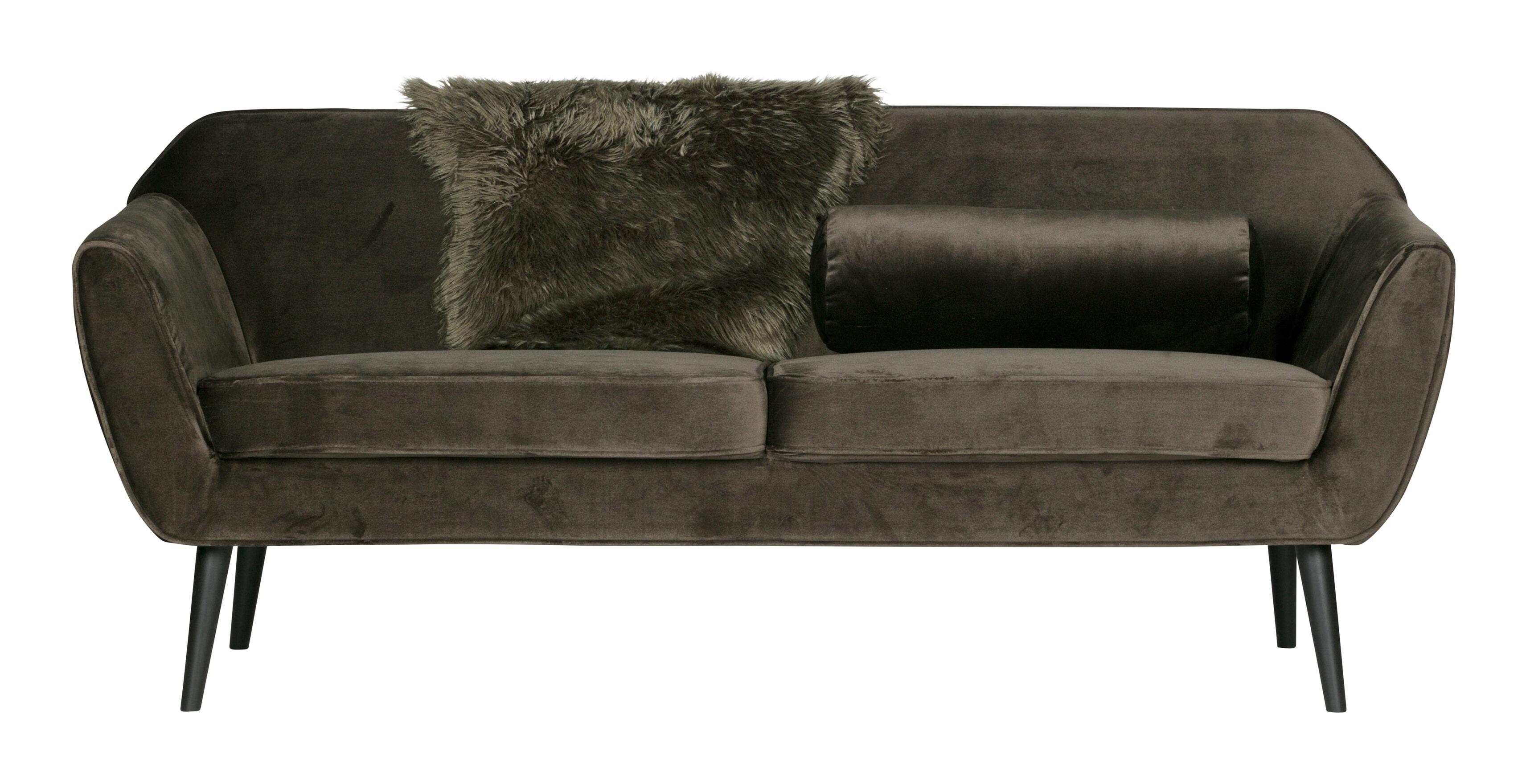 WOOOD 2-zits Bank 'Rocco' Velvet, kleur Groen