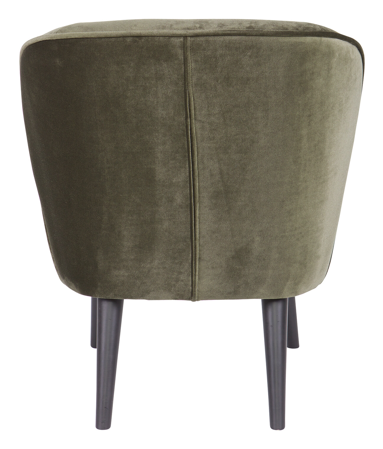 WOOOD Fauteuil 'Sara' Velvet, kleur Groen