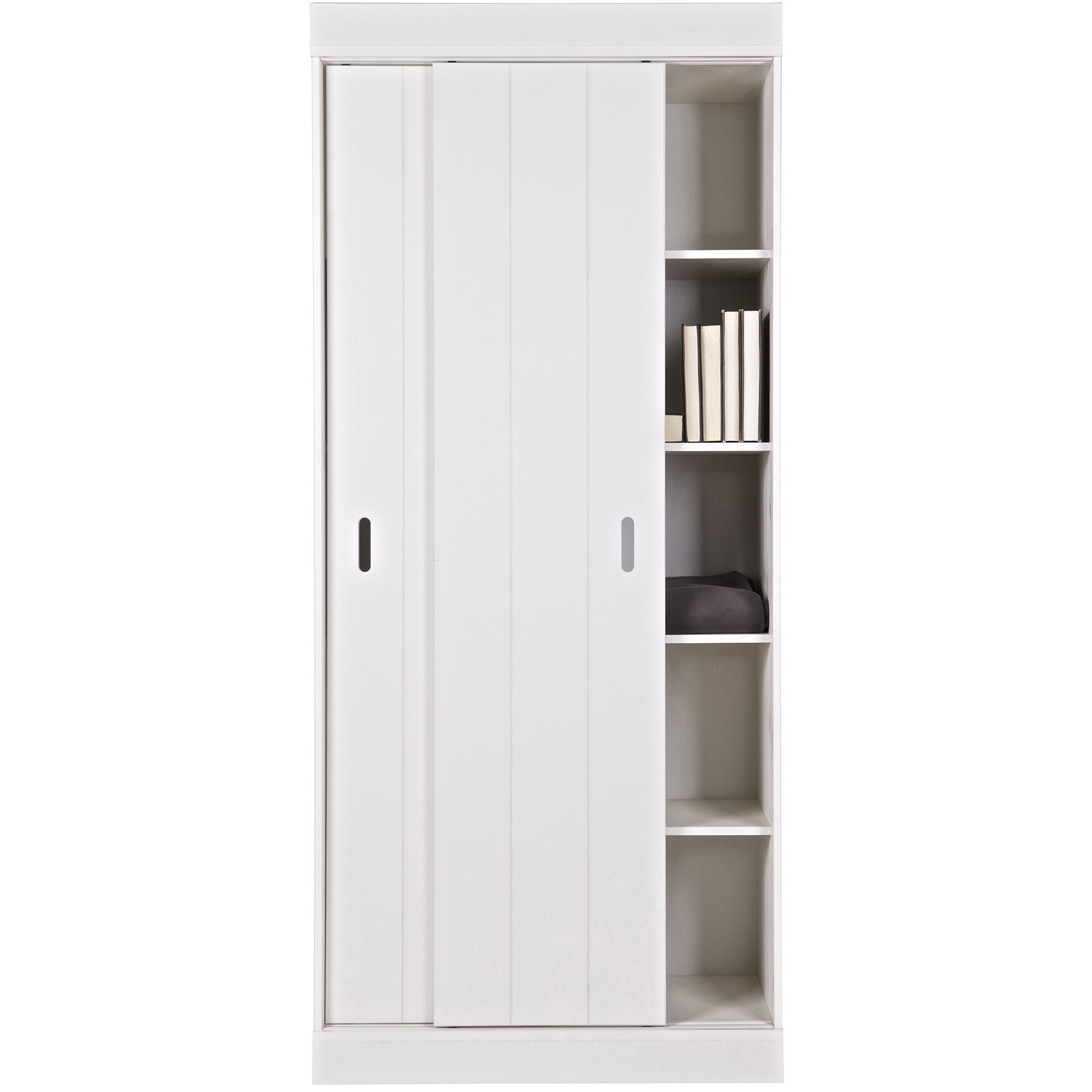 WOOOD Opbergkast 'Row', kleur wit