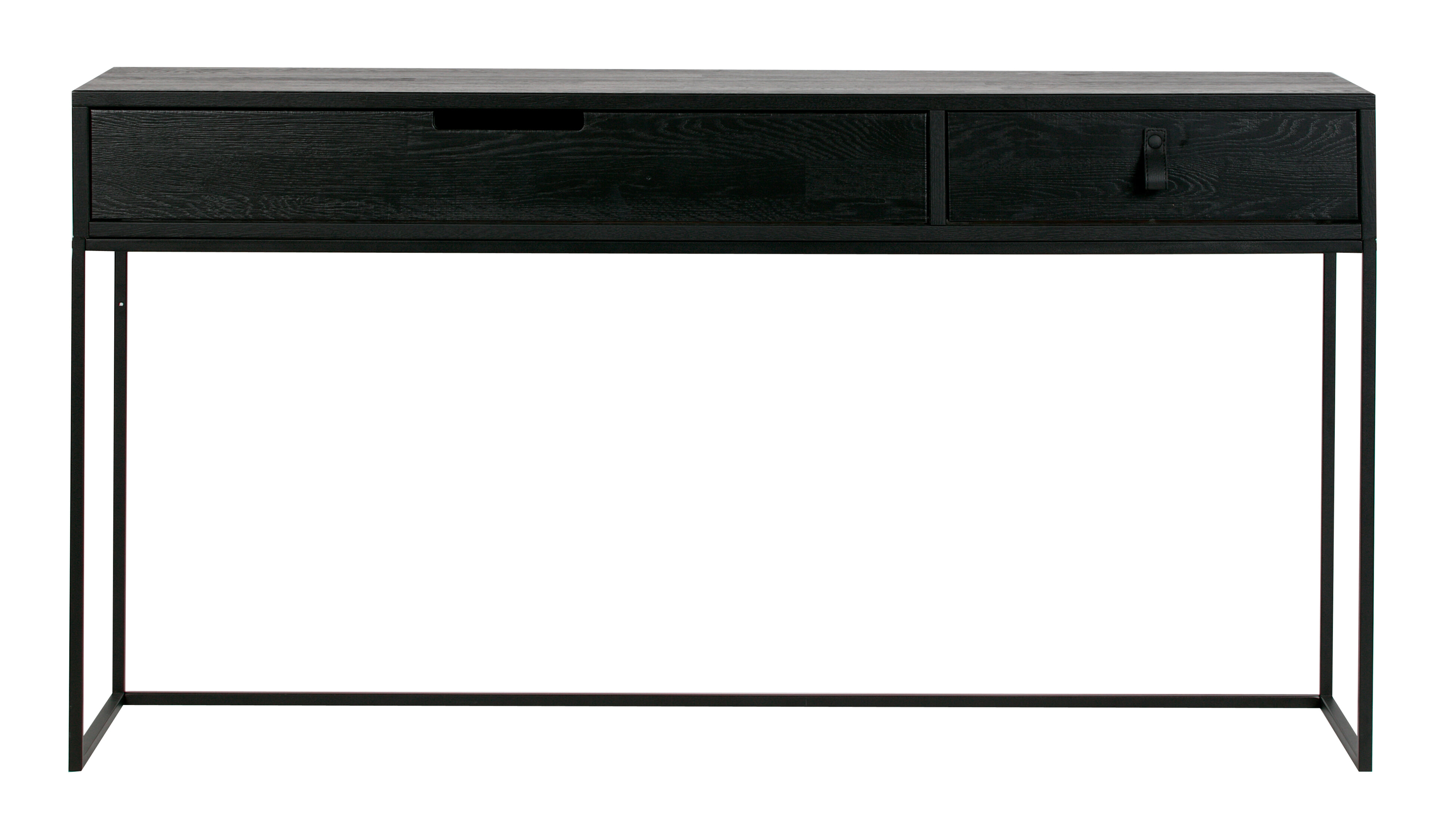 WOOOD Sidetable 'Silas' 140cm, kleur Zwart