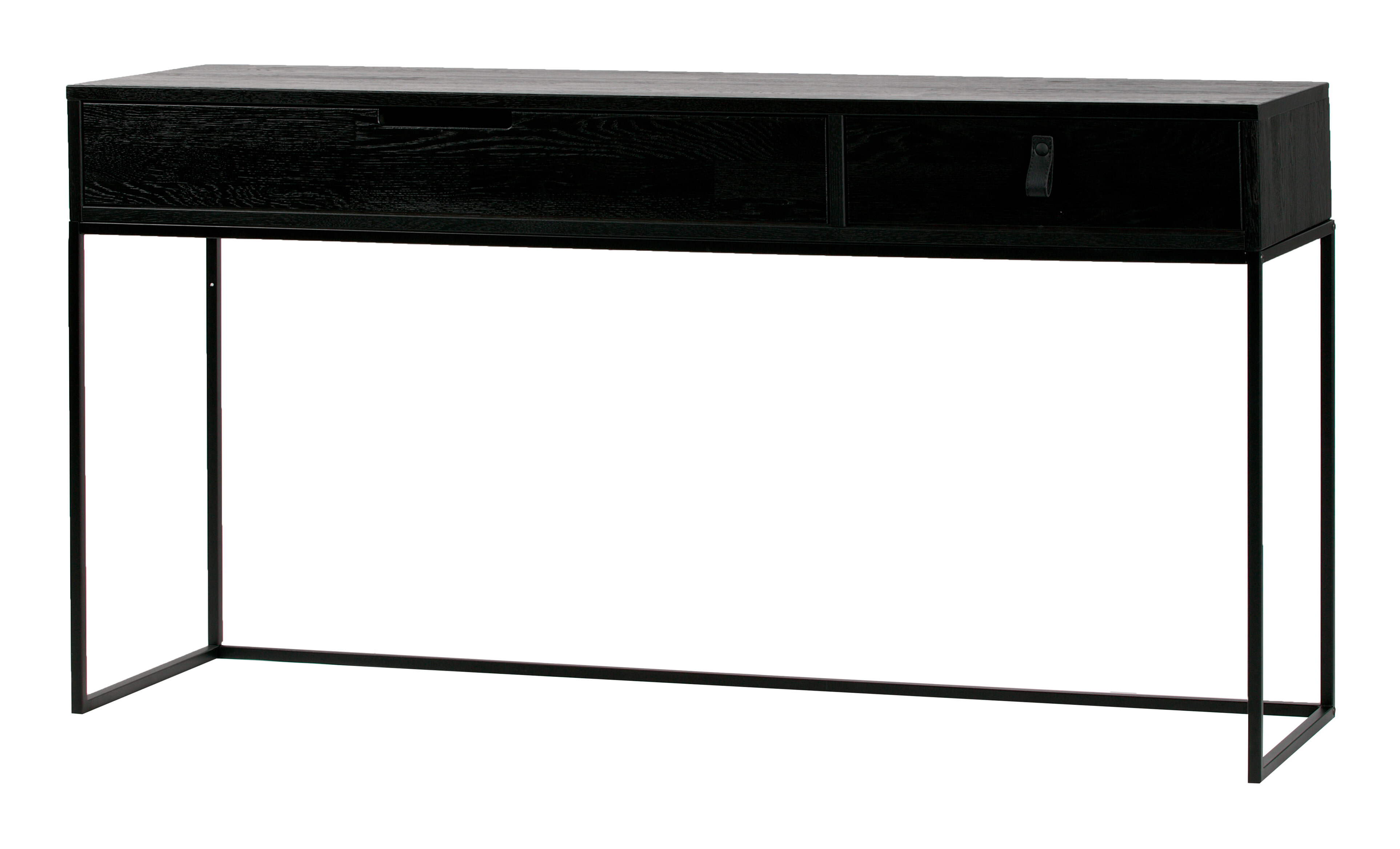 WOOOD Side-table 'Silas' 140cm, kleur Zwart