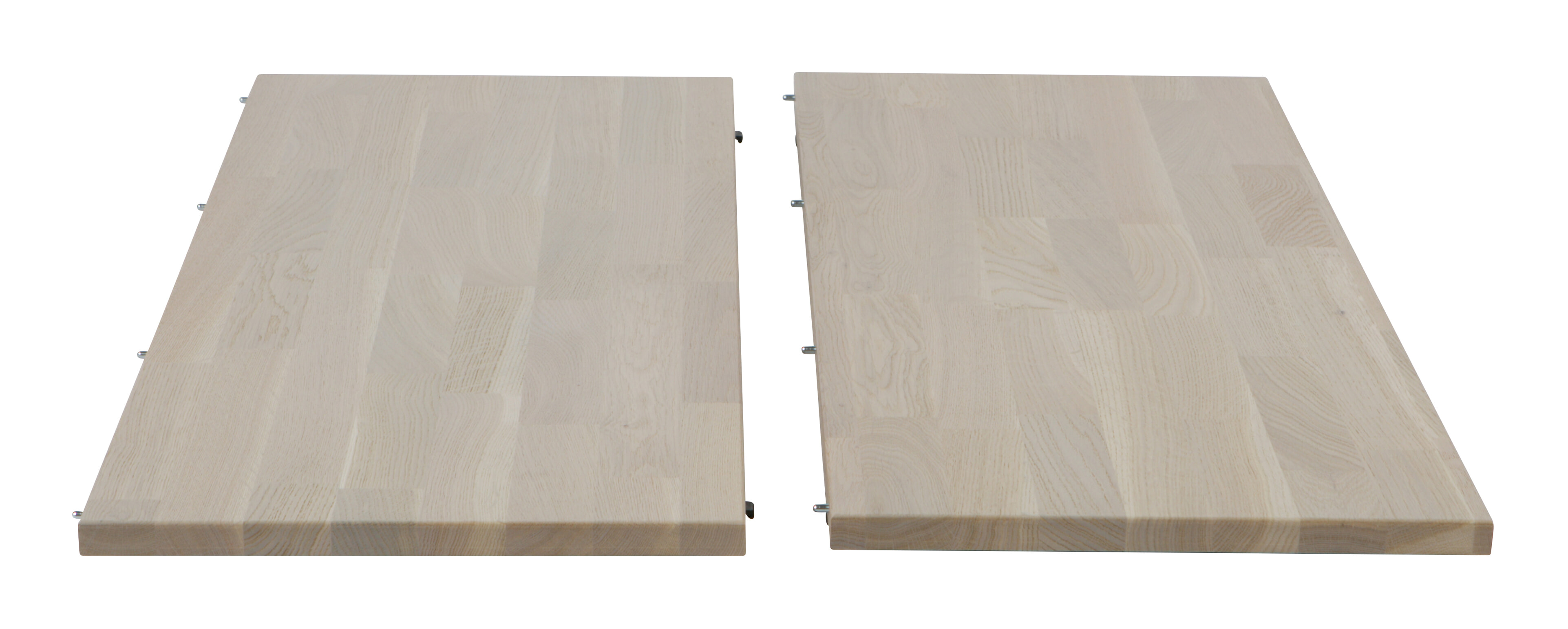 WOOOD Uitschuifbare Ronde Eettafel 'Lange Jan' 120 x 120-200cm, kleur Eiken