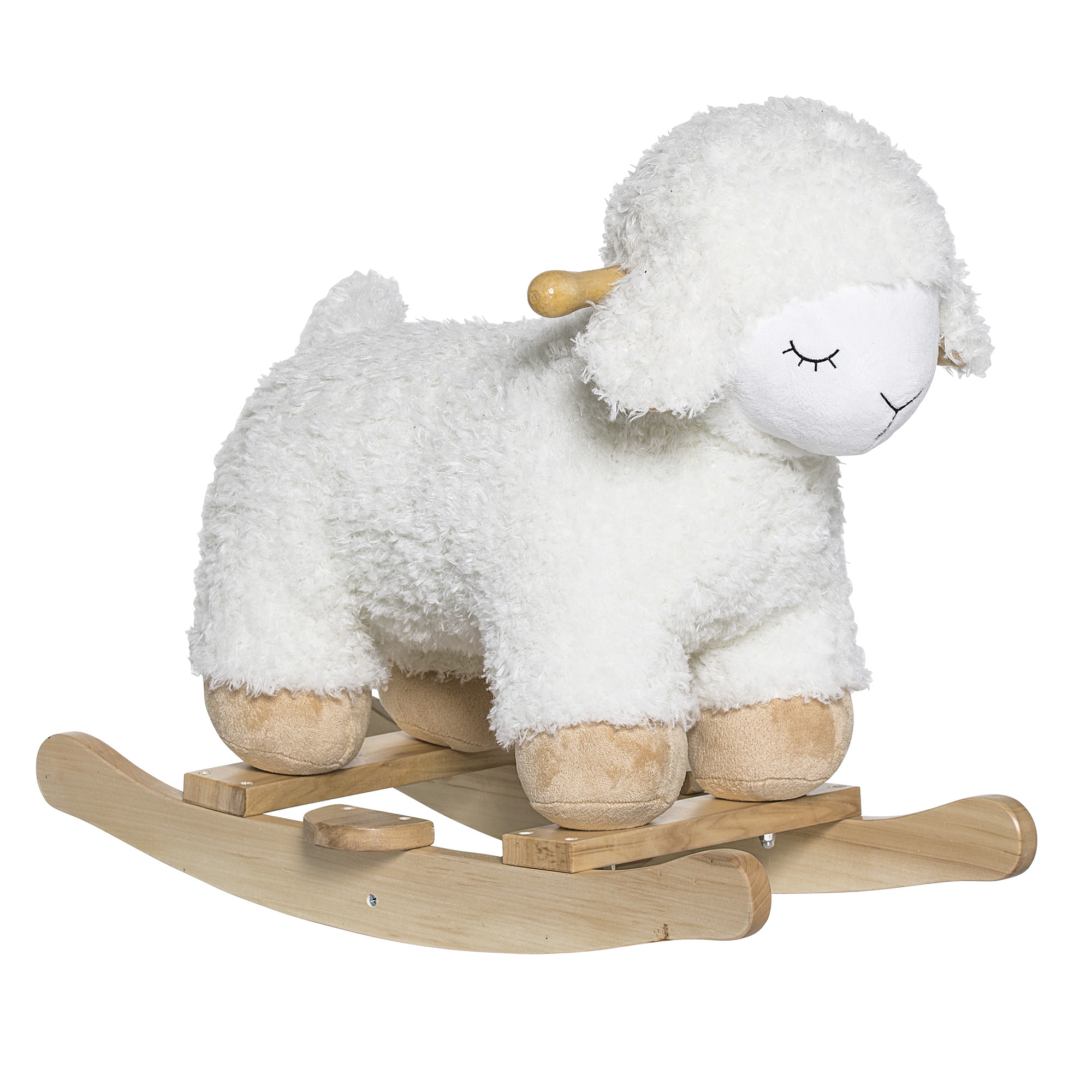 Bloomingville MINI Hobbelpaard Laasrith Schaap - Wit