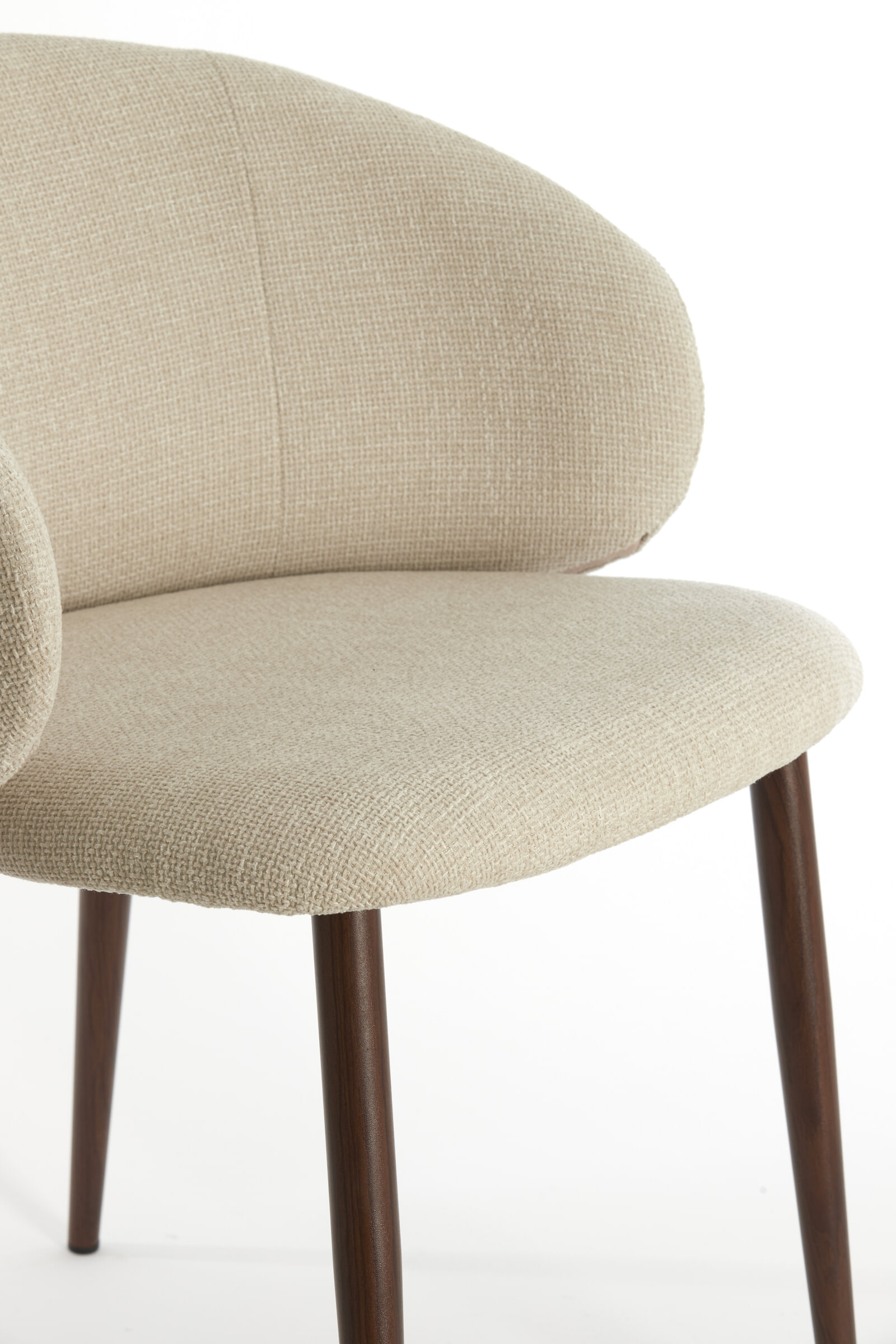 Light & Living Eetkamerstoel 'Aluko' kleur Crème