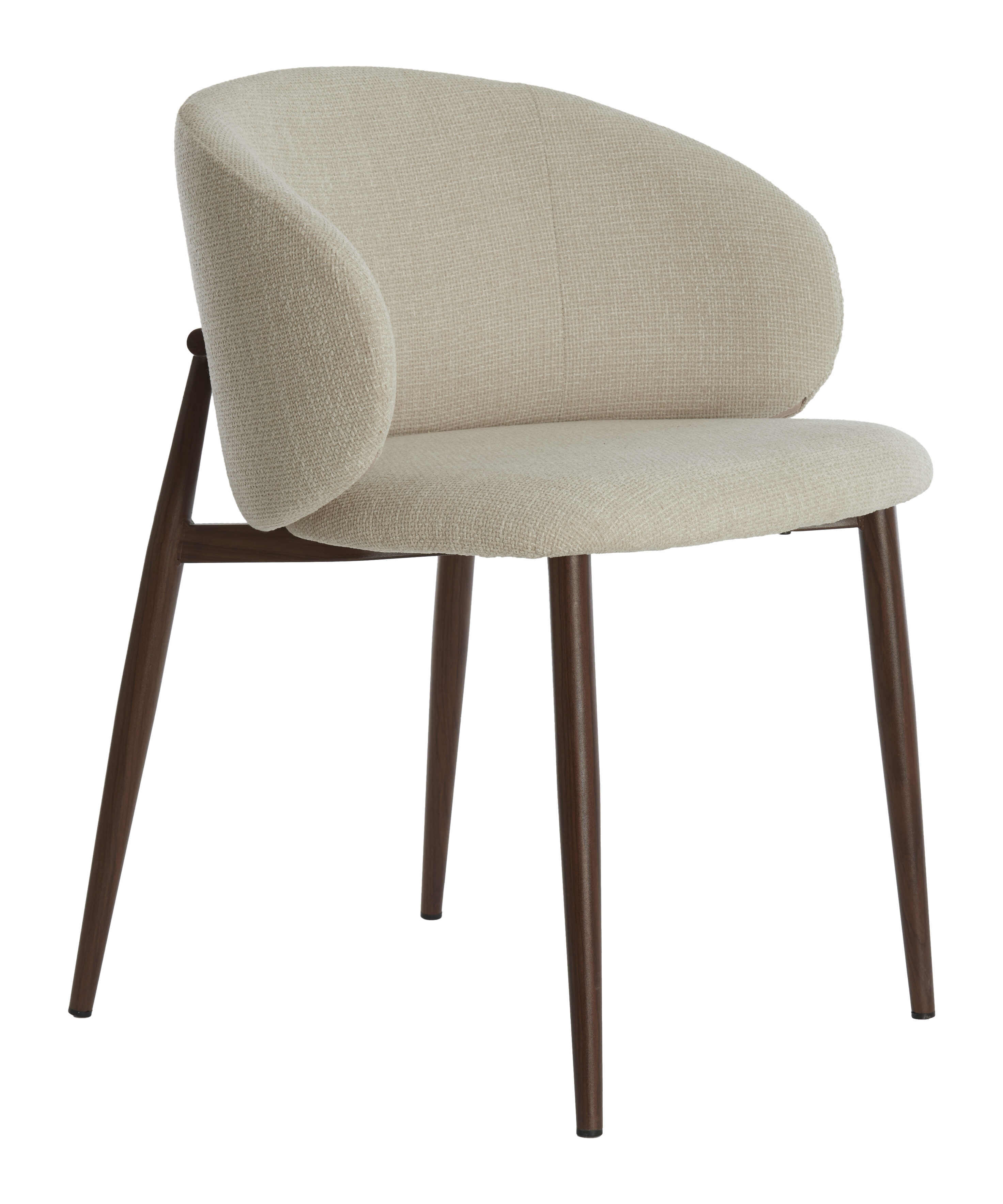 Light & Living Eetkamerstoel 'Aluko' kleur Cr?me