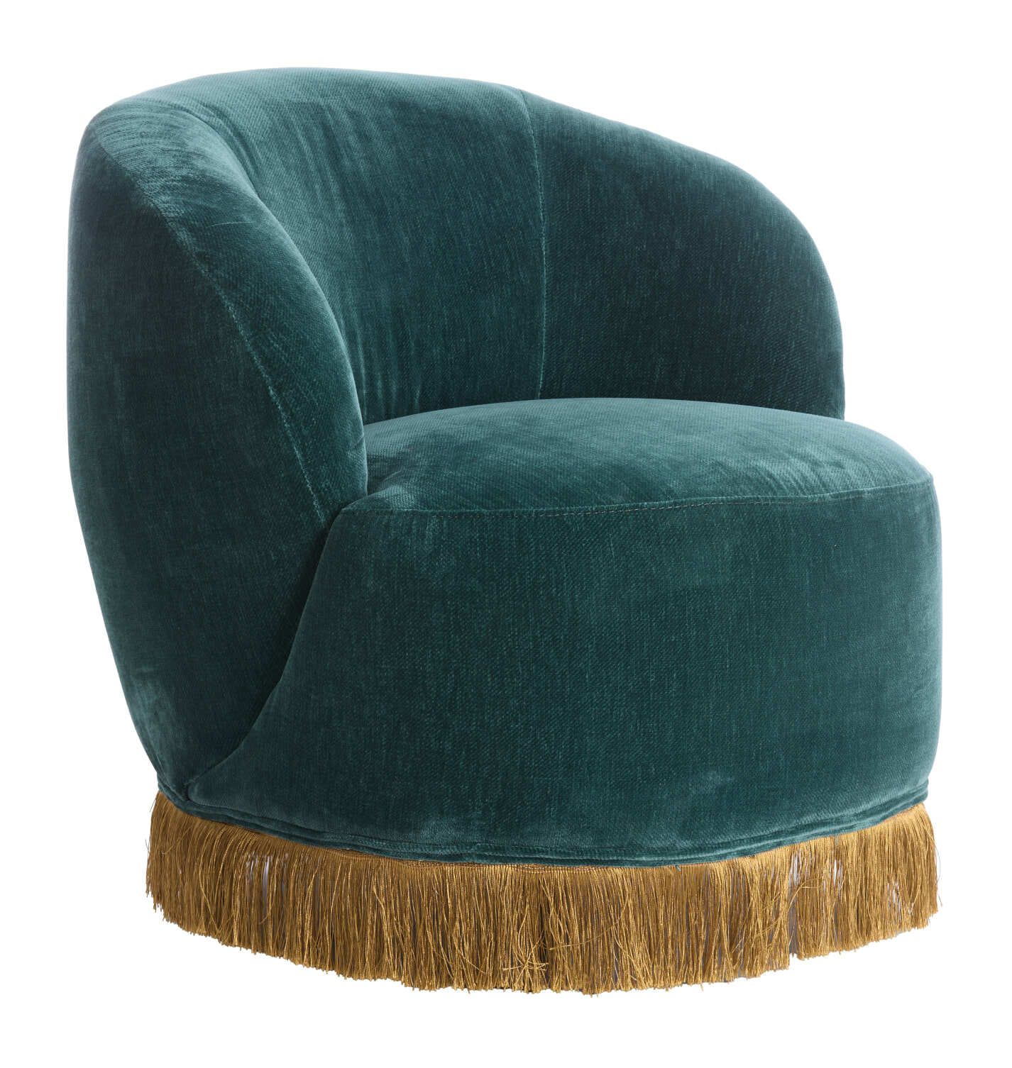 Light & Living Fauteuil Galati Velvet - Petrol