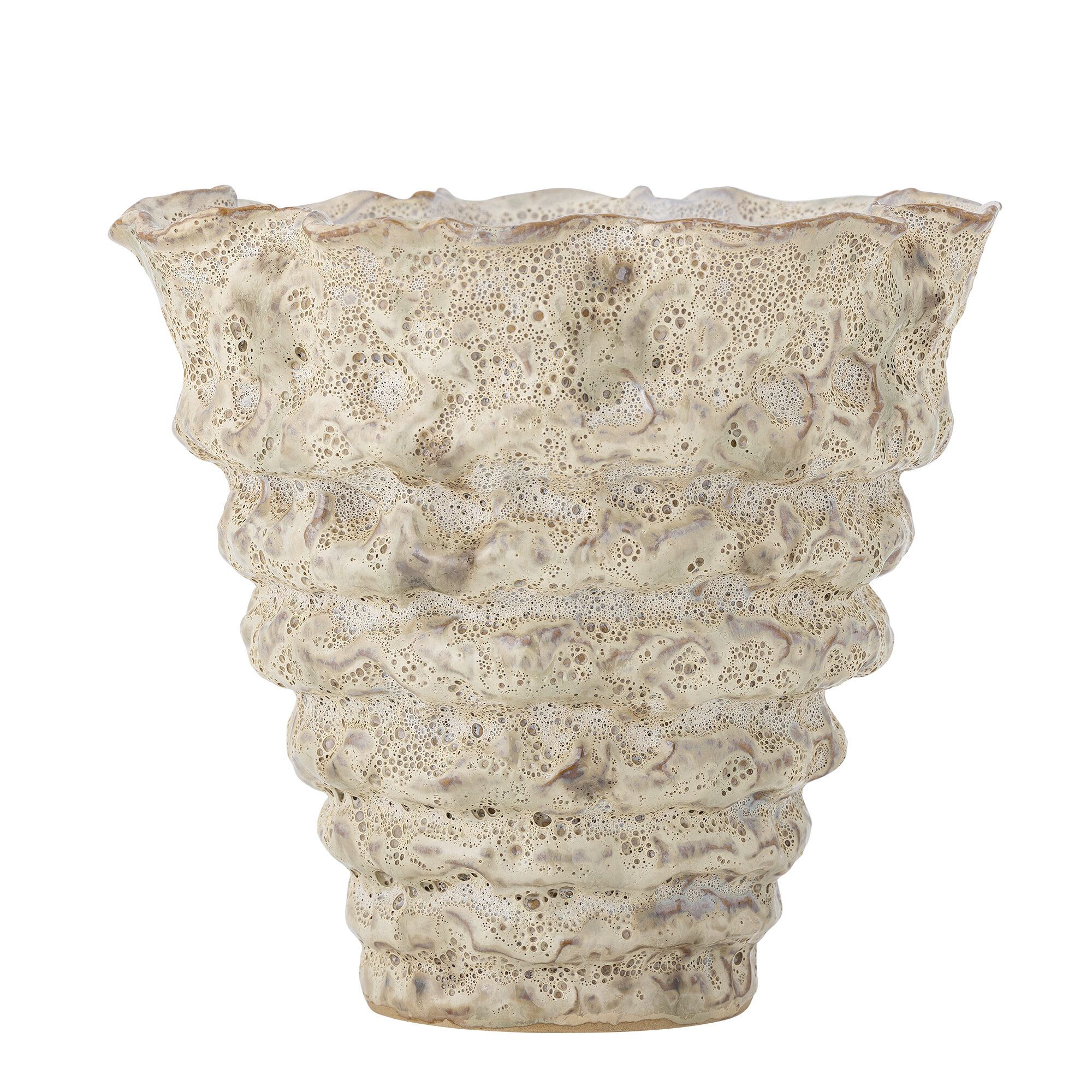 Bloomingville Bloempot Colleen 21cm hoog - Wit