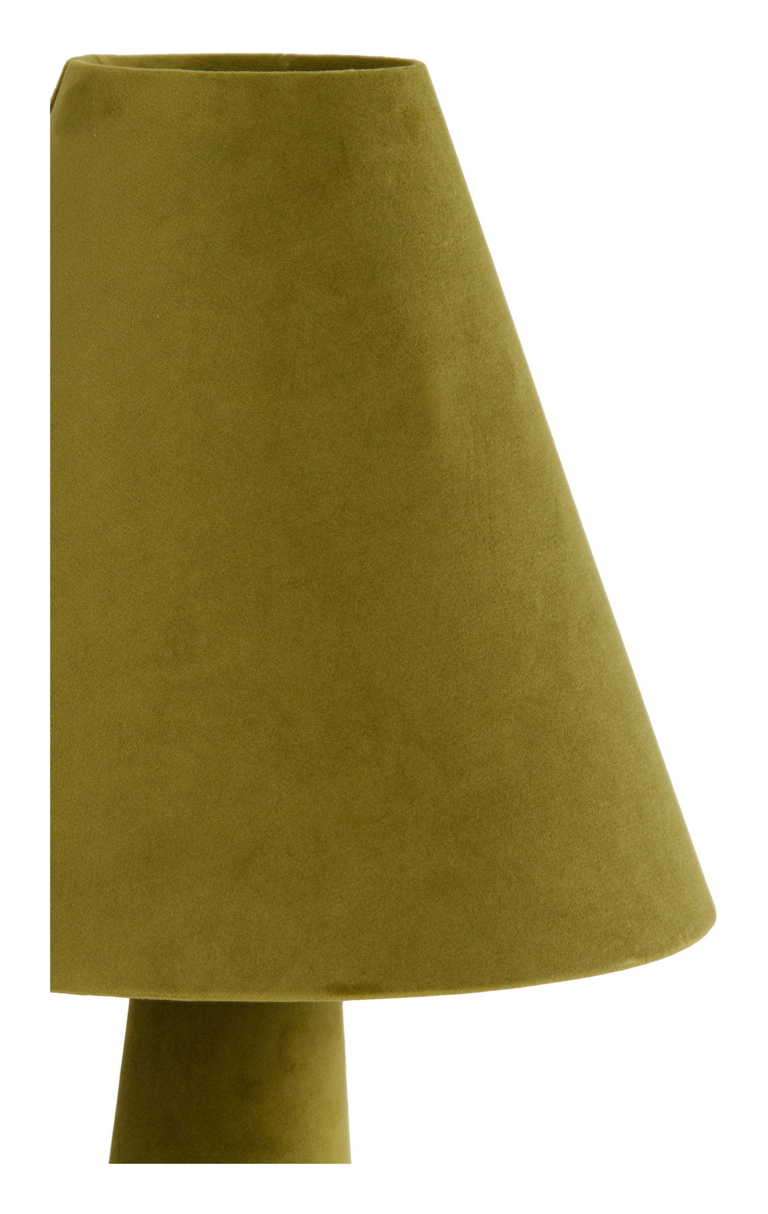 Light & Living Tafellamp 'Devia' Velvet, kleur Groen
