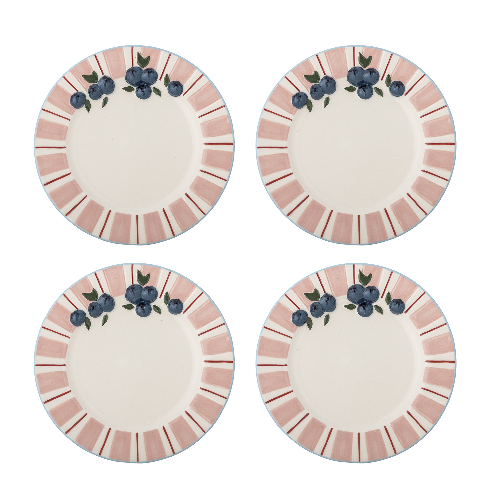 Bloomingville Bord Carry Set van 4 stuks - Roze