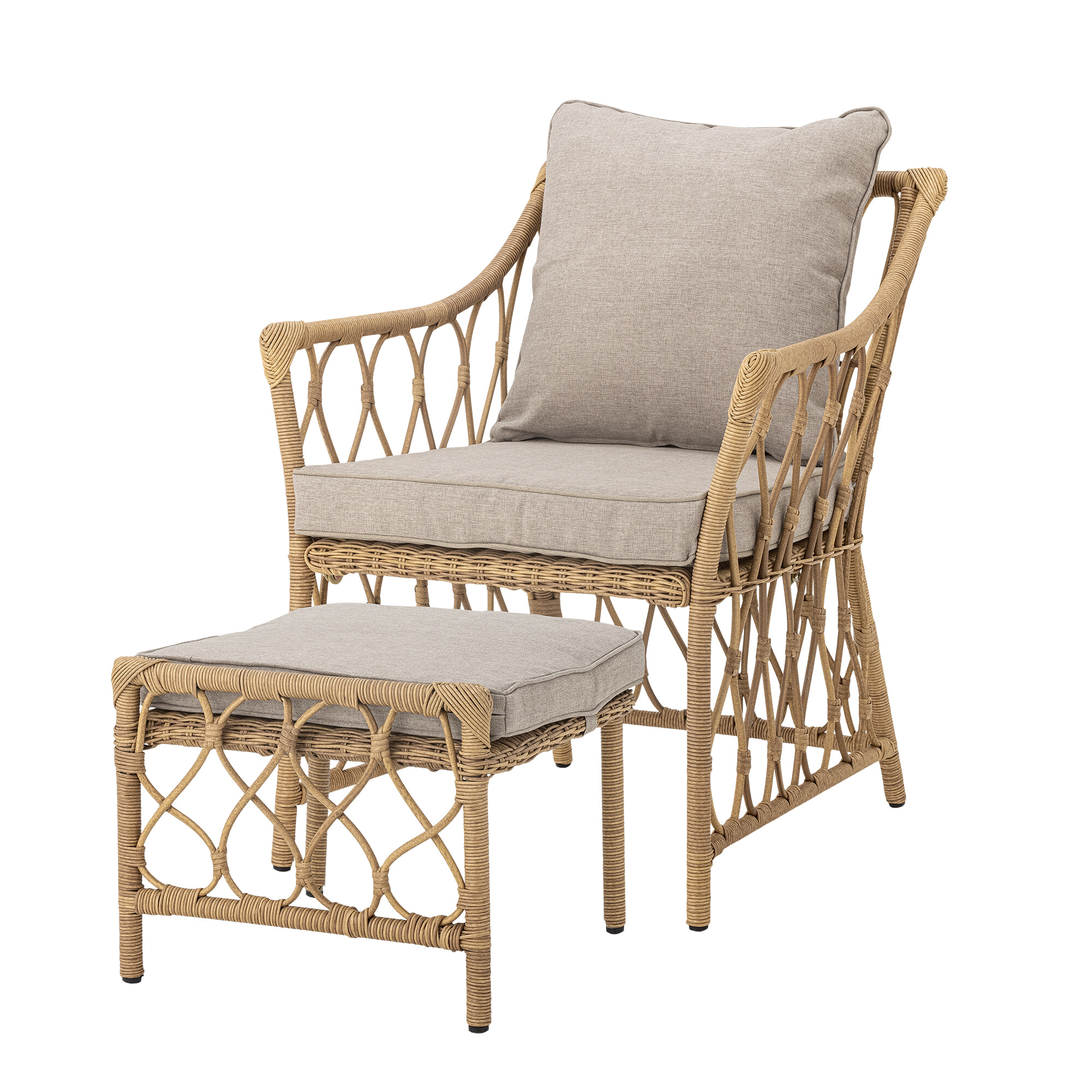 Bloomingville Outdoor Fauteuil Belluce Rotan - Naturel