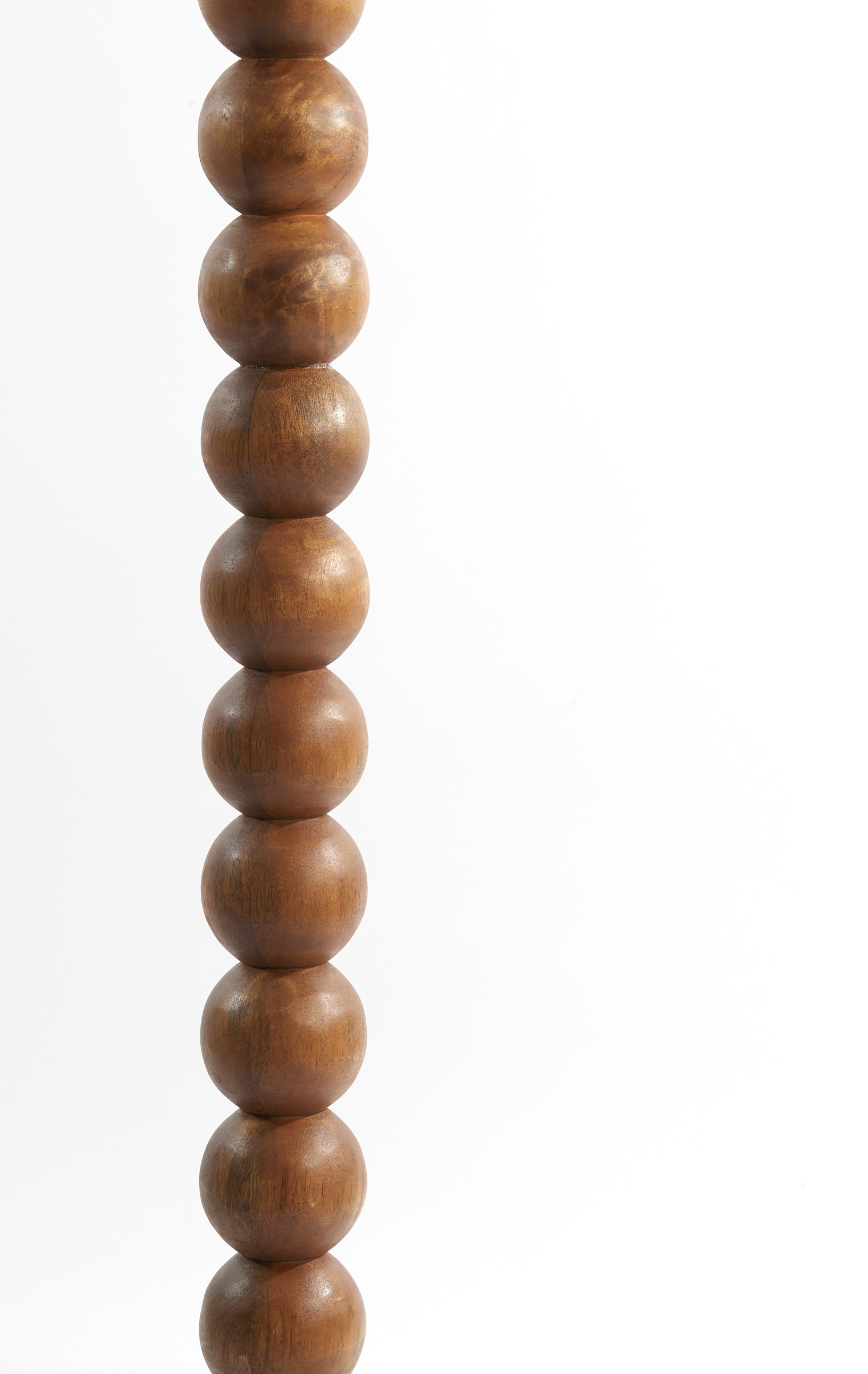 Light & Living Vloerlamp 'Veglio' Mangohout, 130cm, kleur Bruin (excl. kap)