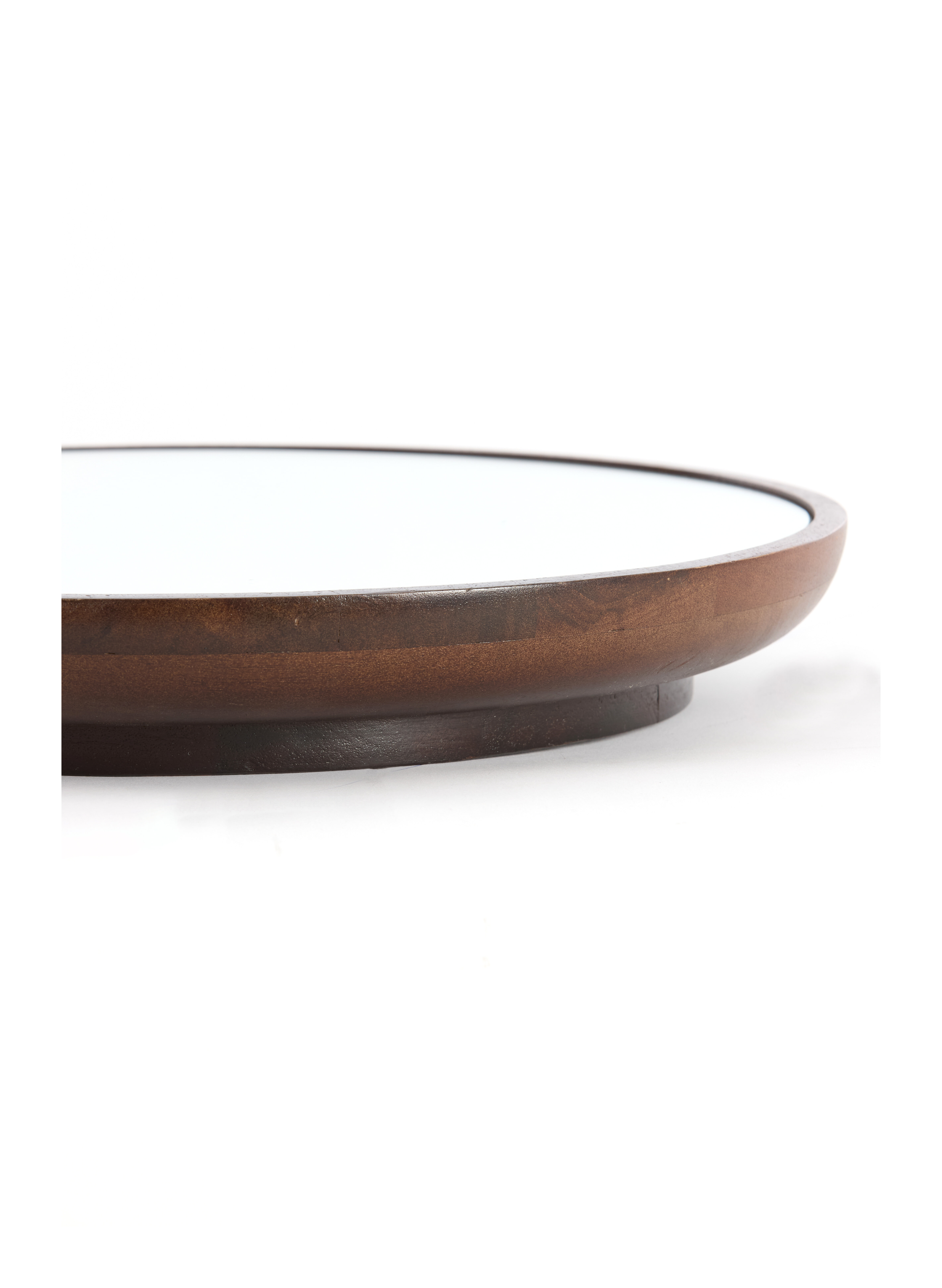 Light & Living Ronde Spiegel 'Mamali' Mangohout, 41cm