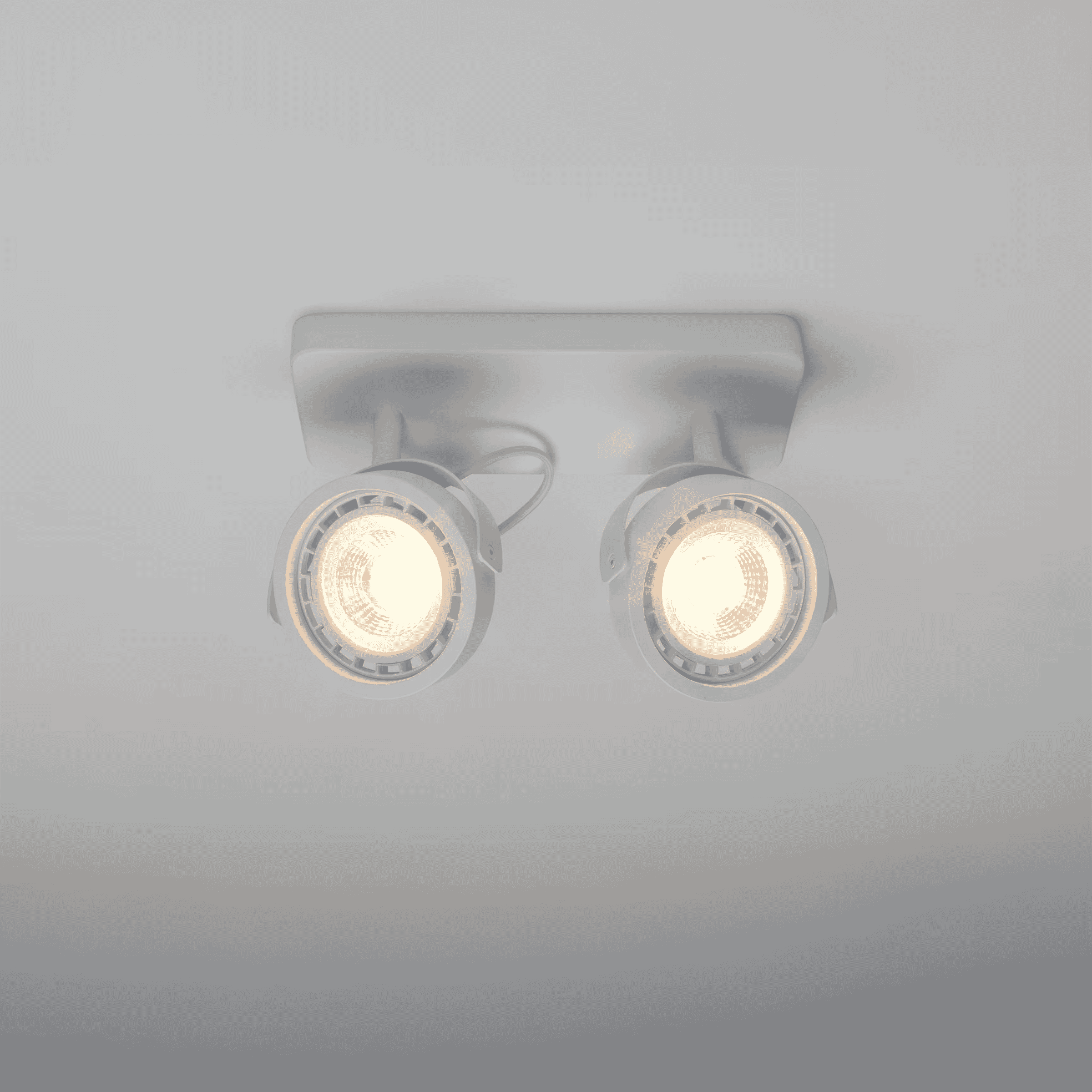 Zuiver Plafondlamp 'Dice' 2-lamps, kleur Wit