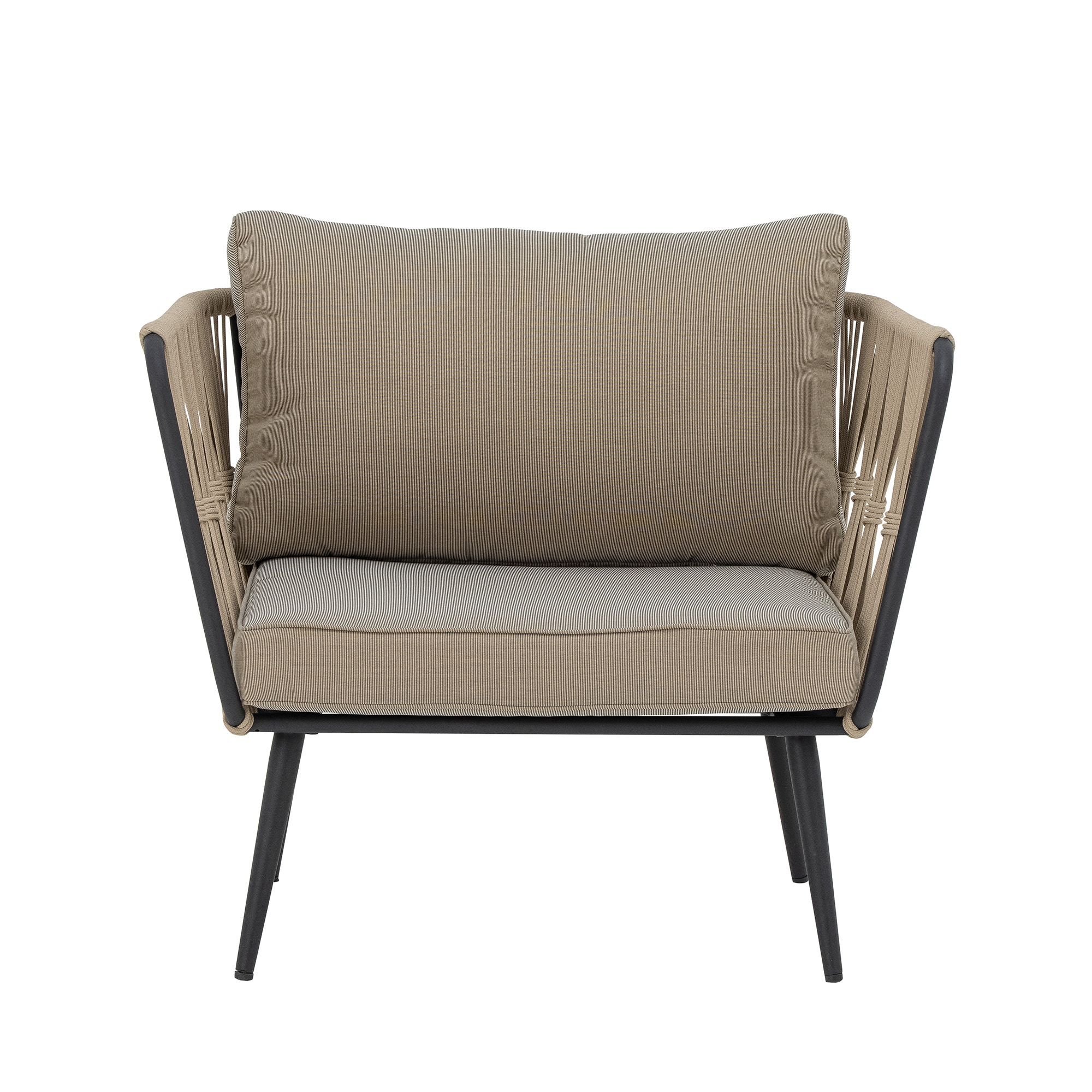 Bloomingville Outdoor Fauteuil Pavone Metaal en touw - Bruin