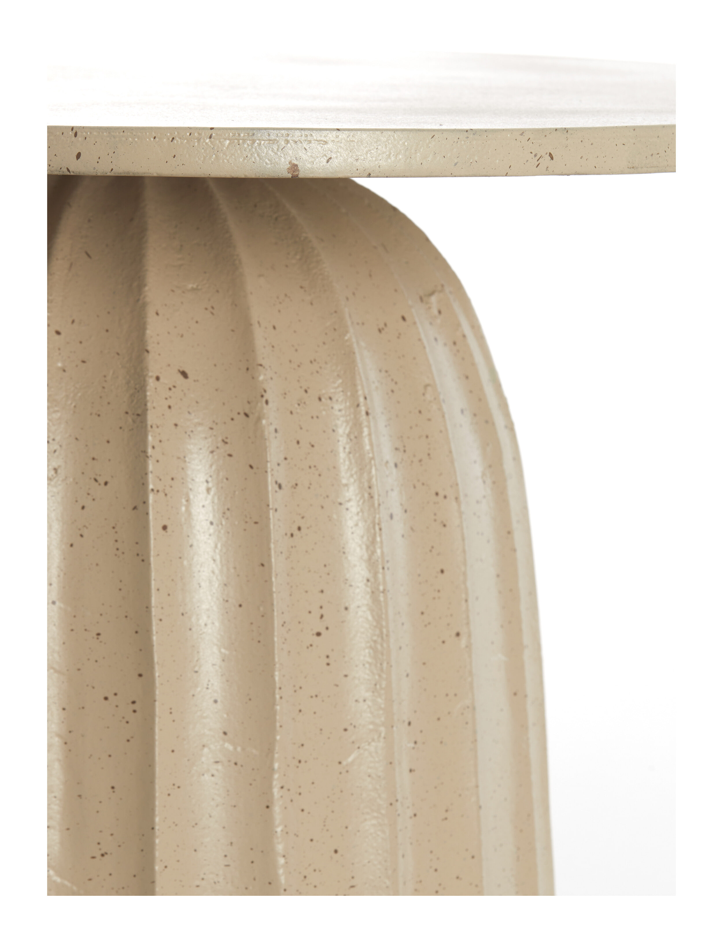 Light & Living Ronde Bijzettafel 'Veglia' 60cm, kleur Zand