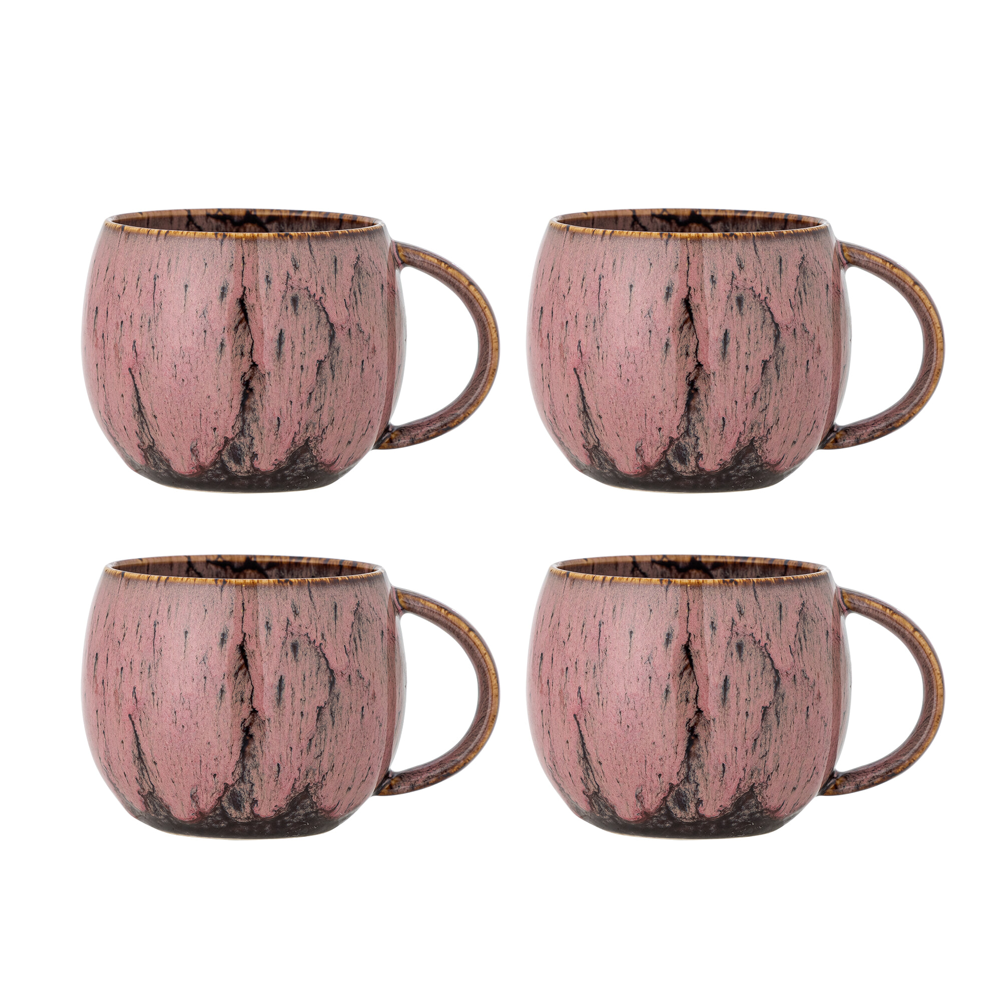 Bloomingville Mok Rayen Set van 4 stuks - Roze